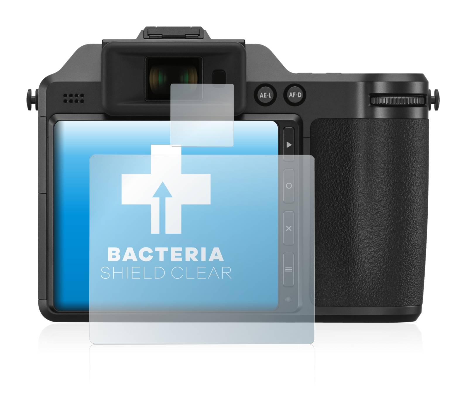 upscreen Bacteria Shield Clear Premium Antibakterielle Displayschutzfolie für Hasselblad X2D