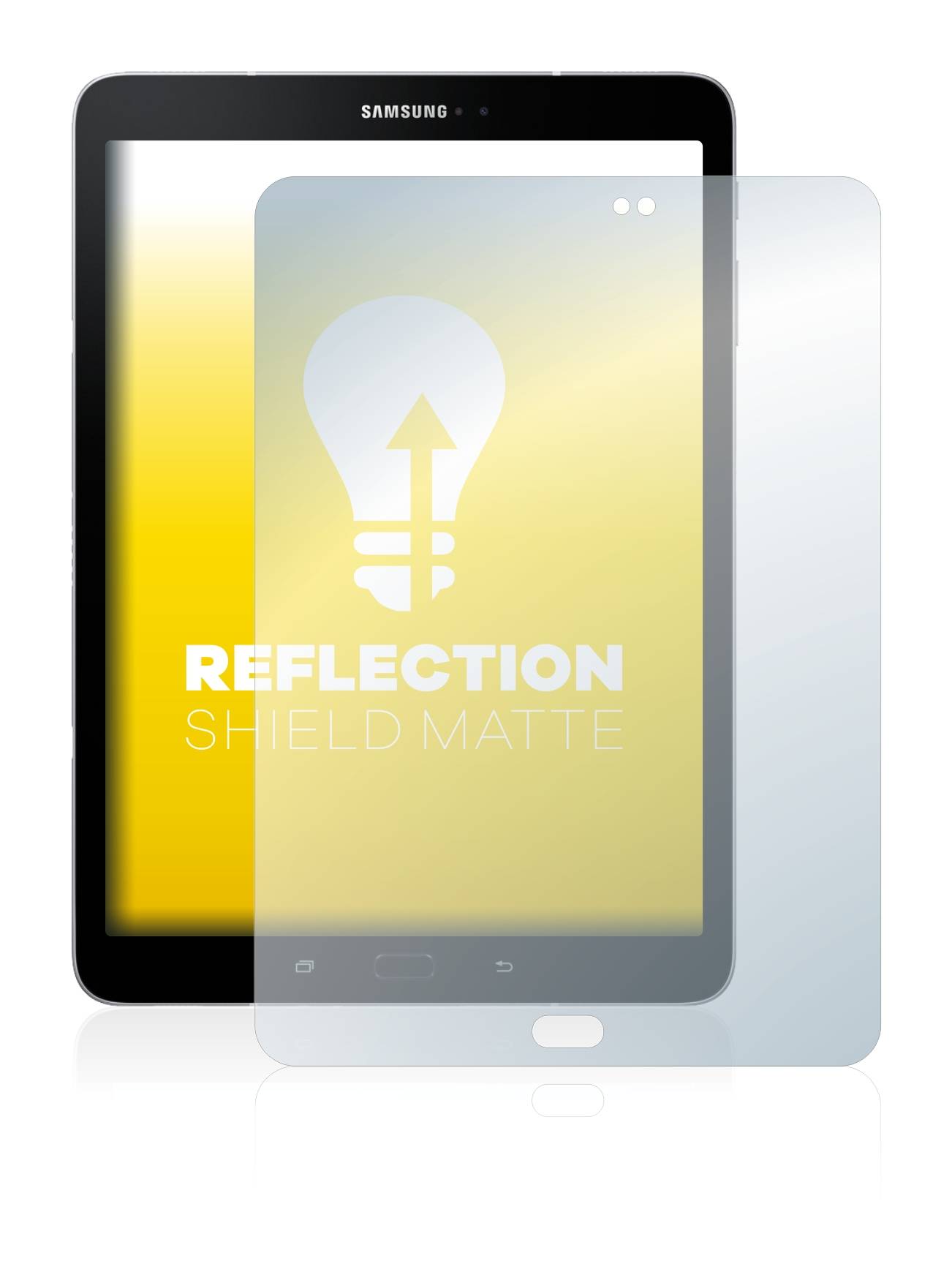 upscreen Reflection Shield Matte Premium Displayschutzfolie für Samsung Galaxy Tab