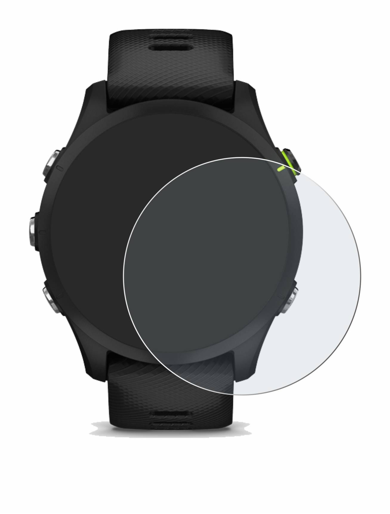 upscreen Reflection Shield Matte Premium Displayschutzfolie für Garmin Forerunner 255