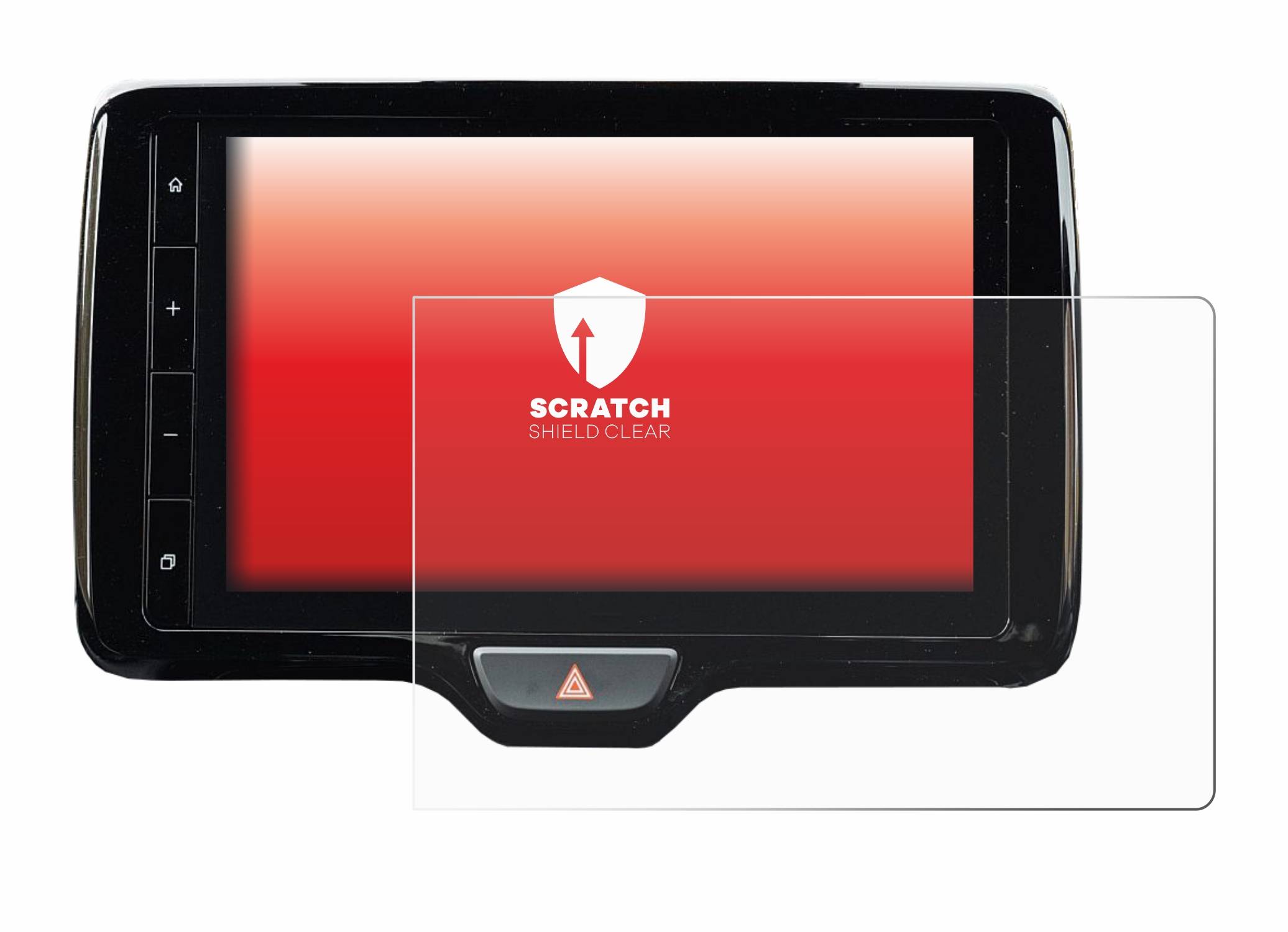 upscreen Schutzfolie für Toyota Yaris Cross 2021 Smart Connect 9" Kratzschutz Anti-Fingerprint Klar