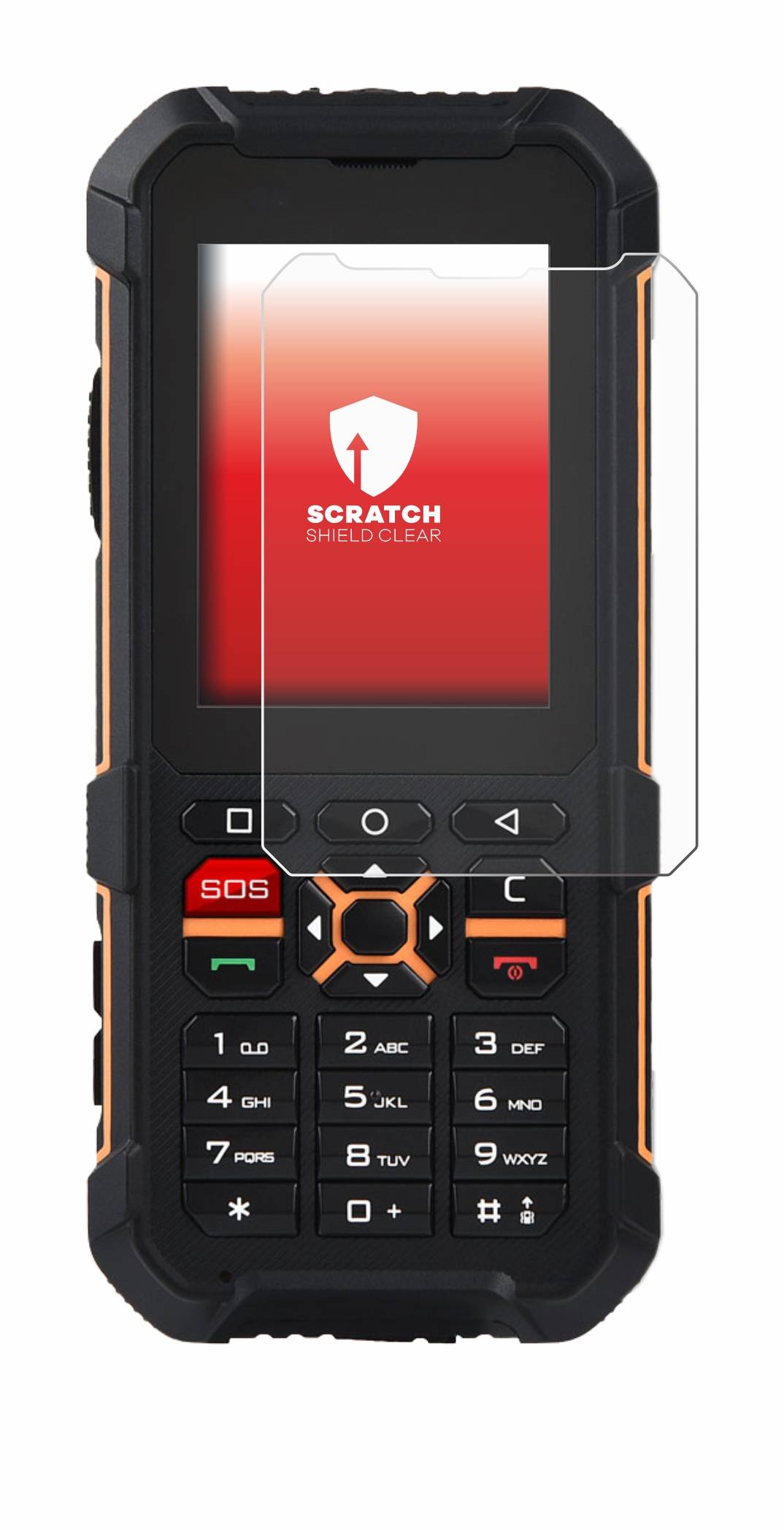 upscreen Schutzfolie für RugGear RG170 Kratzschutz Anti-Fingerprint Klar