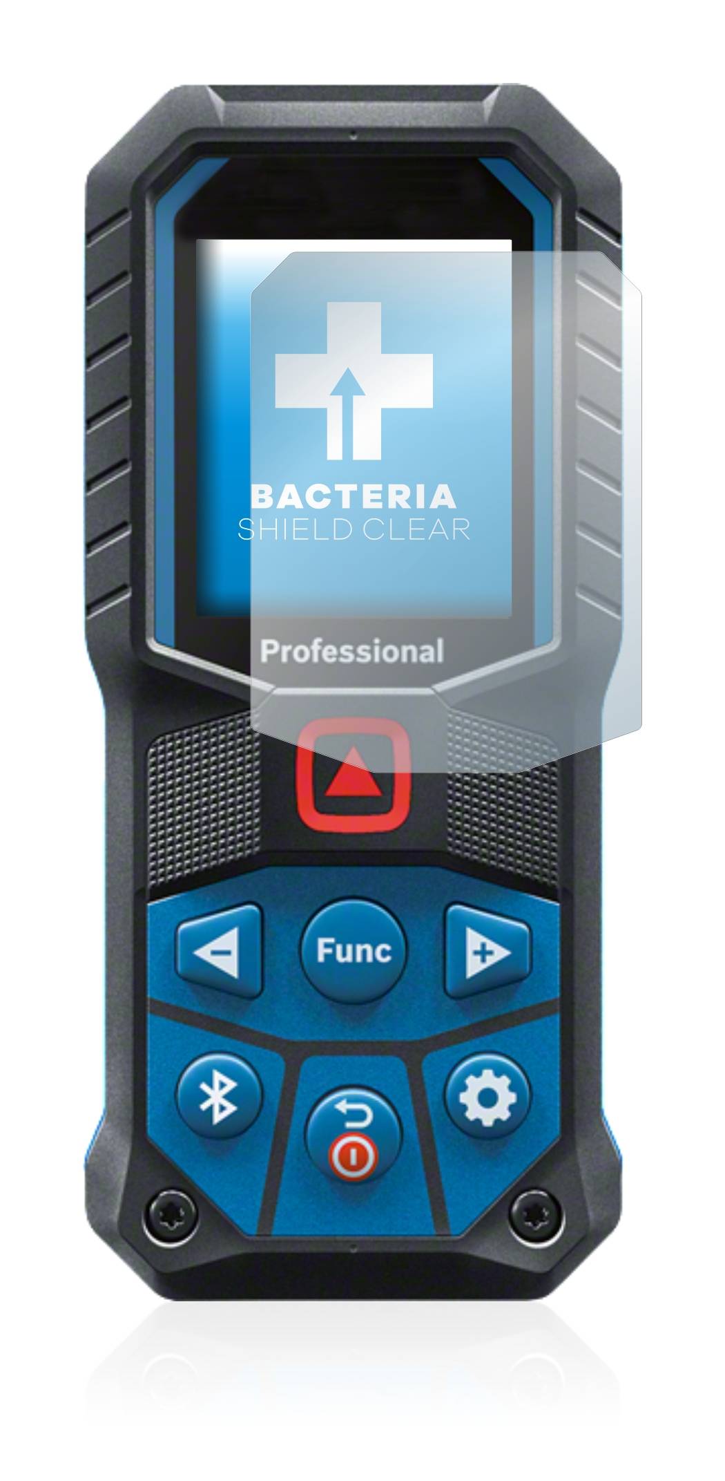upscreen Bacteria Shield Clear Premium Antibakterielle Displayschutzfolie für Bosch GLM