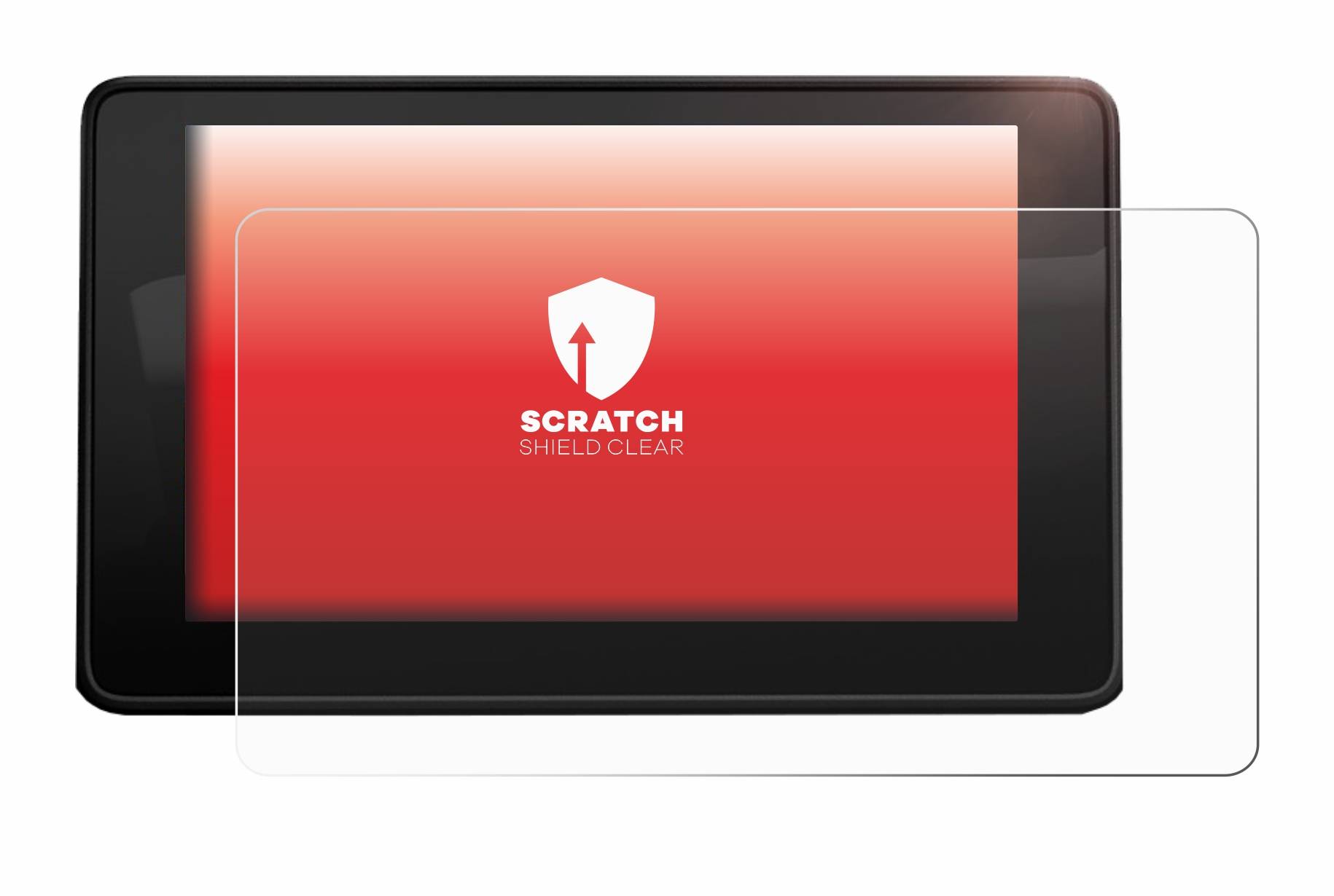 upscreen Scratch Shield Clear Premium Displayschutzfolie für Audi A4 B9 2017 MMI