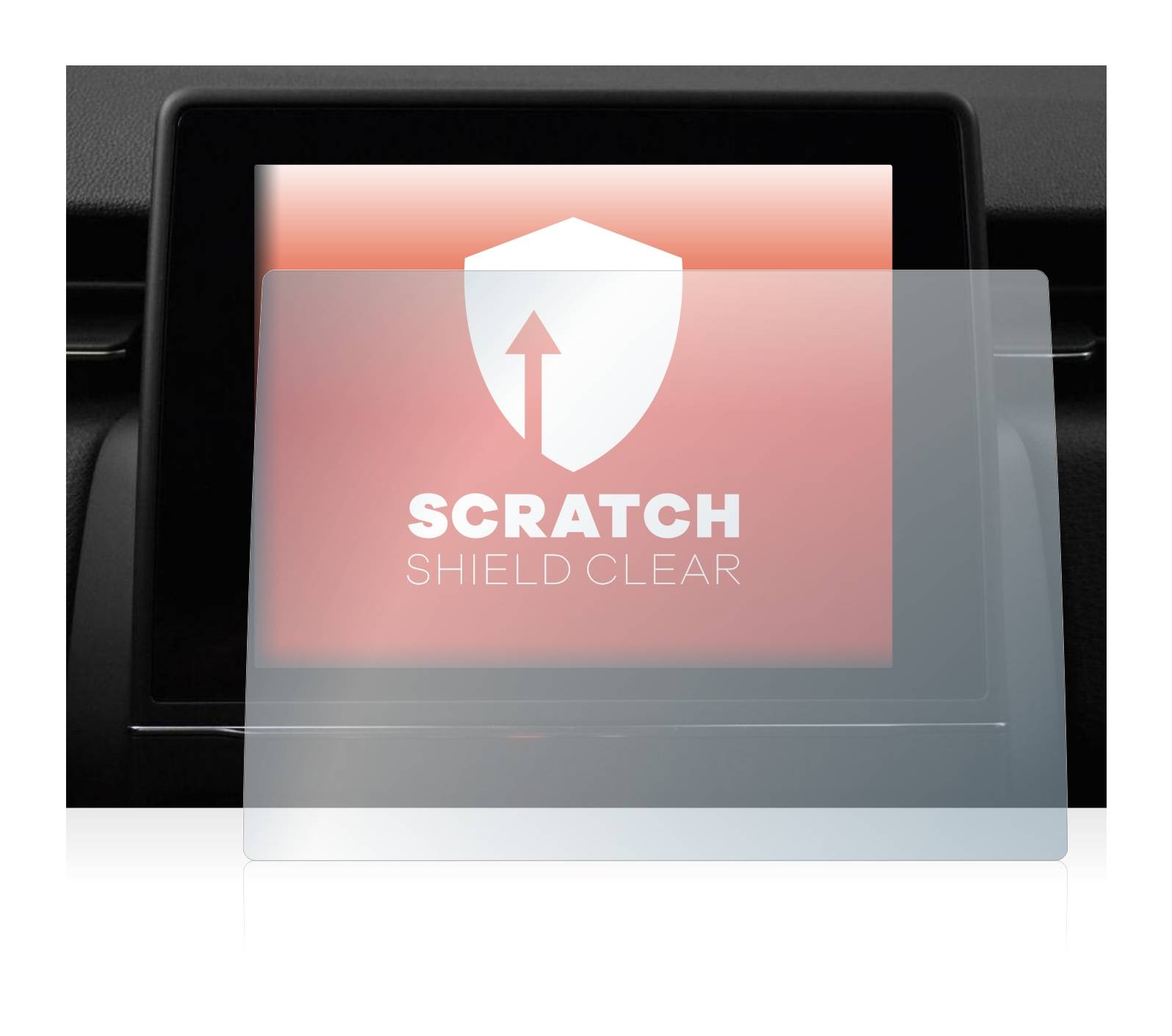 upscreen Scratch Shield Clear Premium Displayschutzfolie für Renault Captur Easy Link