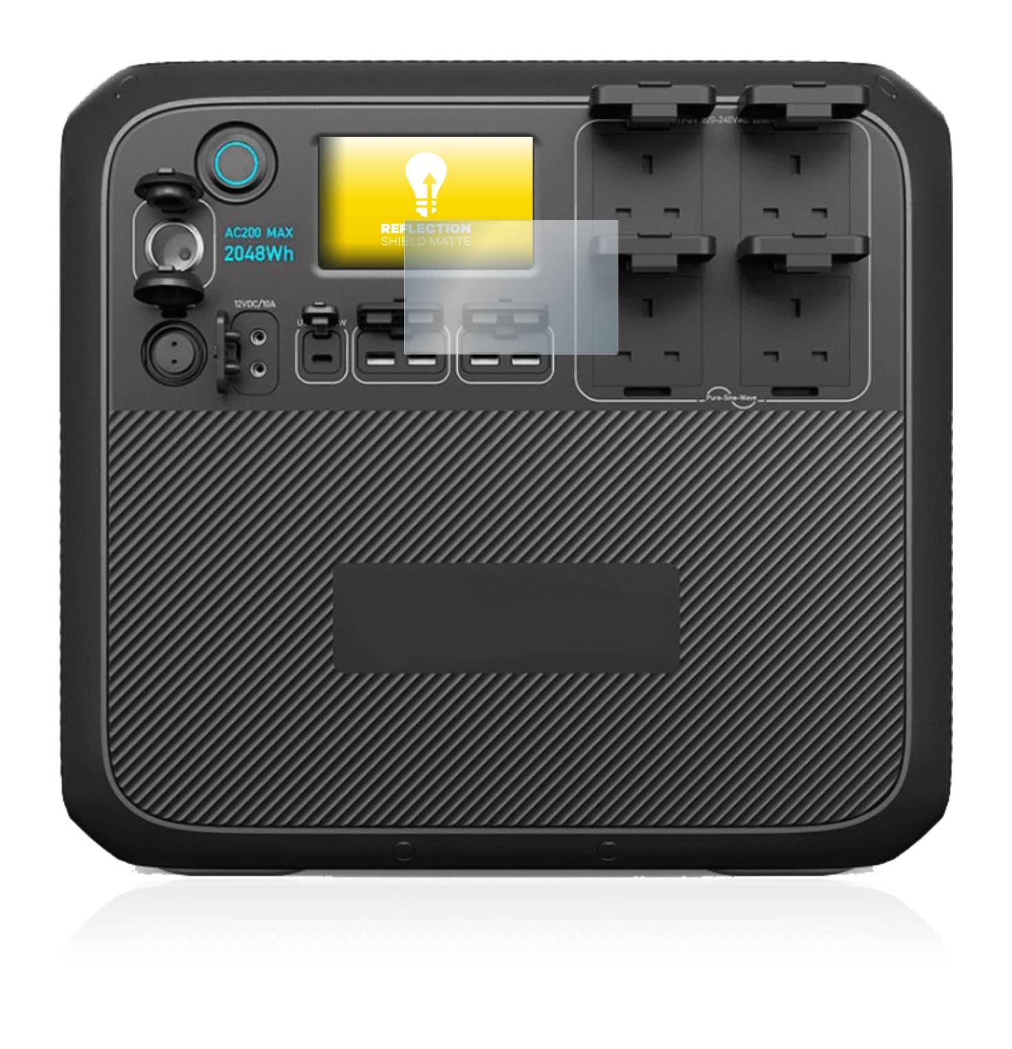 upscreen Reflection Shield Matte Premium Displayschutzfolie für Bluetti