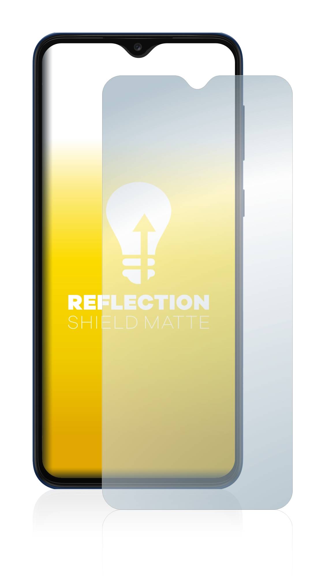 upscreen Schutzfolie für Samsung Galaxy A03 Core Folie Matt Entspiegelt Anti-Reflex