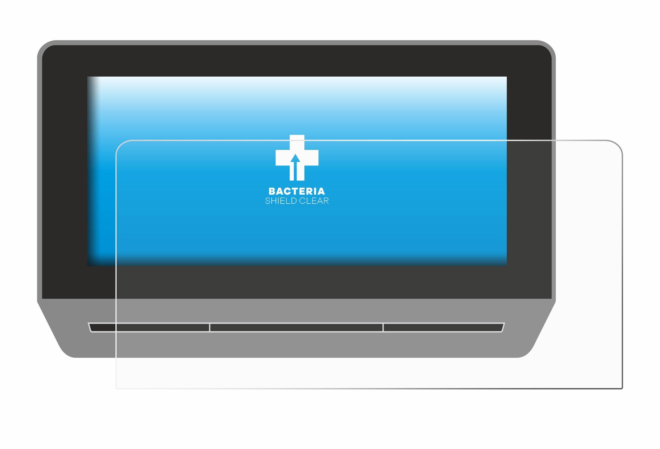 upscreen Bacteria Shield Clear Premium Antibakterielle Displayschutzfolie für Seat Leon