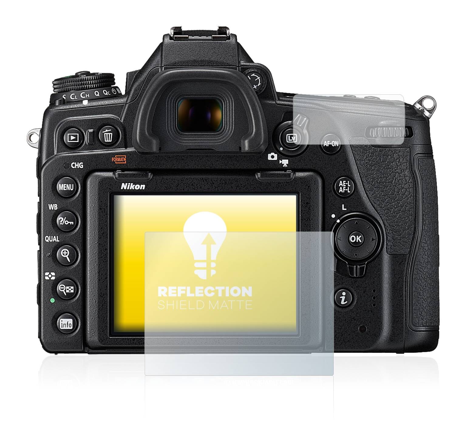 upscreen Reflection Shield Matte Premium Displayschutzfolie für Nikon