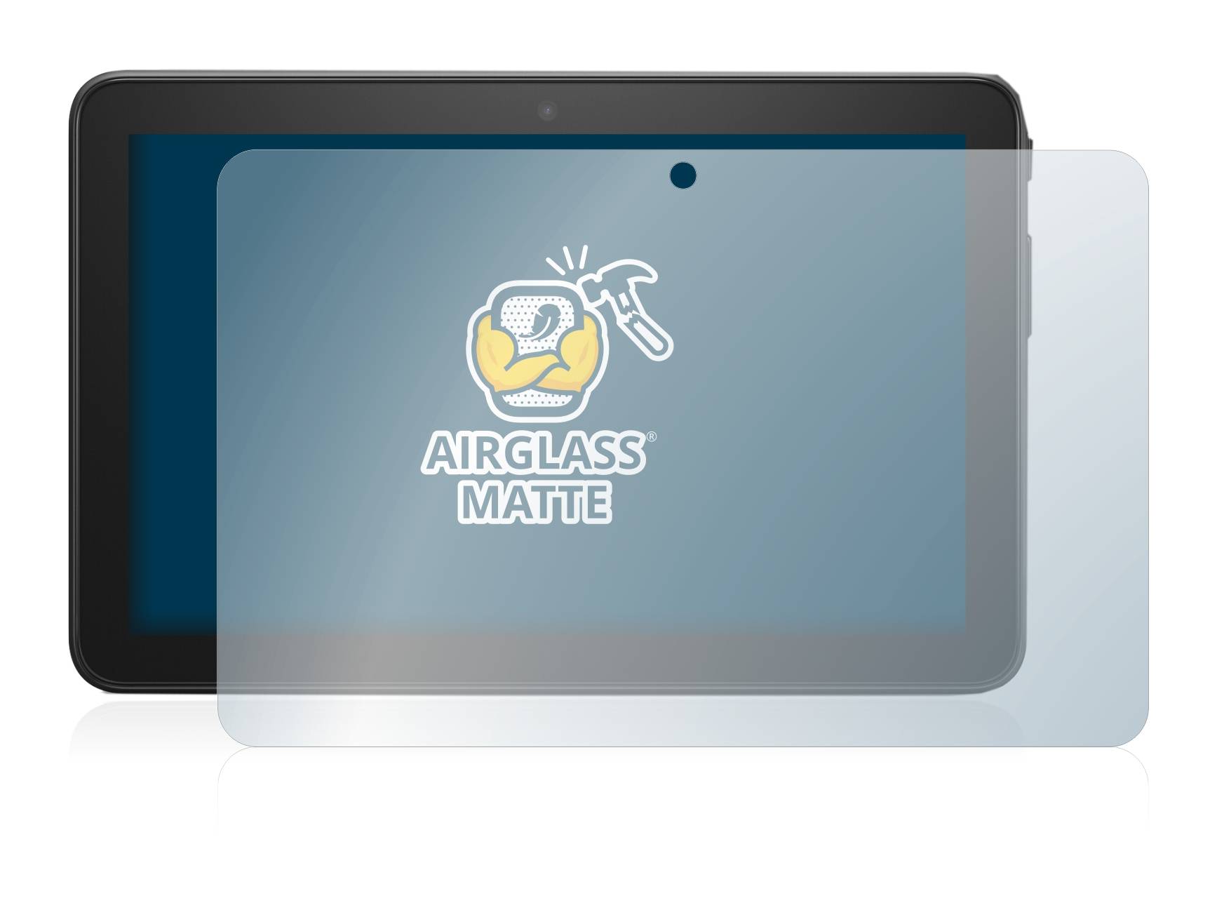 BROTECT AirGlass Flexible Schutz Glas Folie für Amazon Fire 7 2022 Matt Entspiegelt