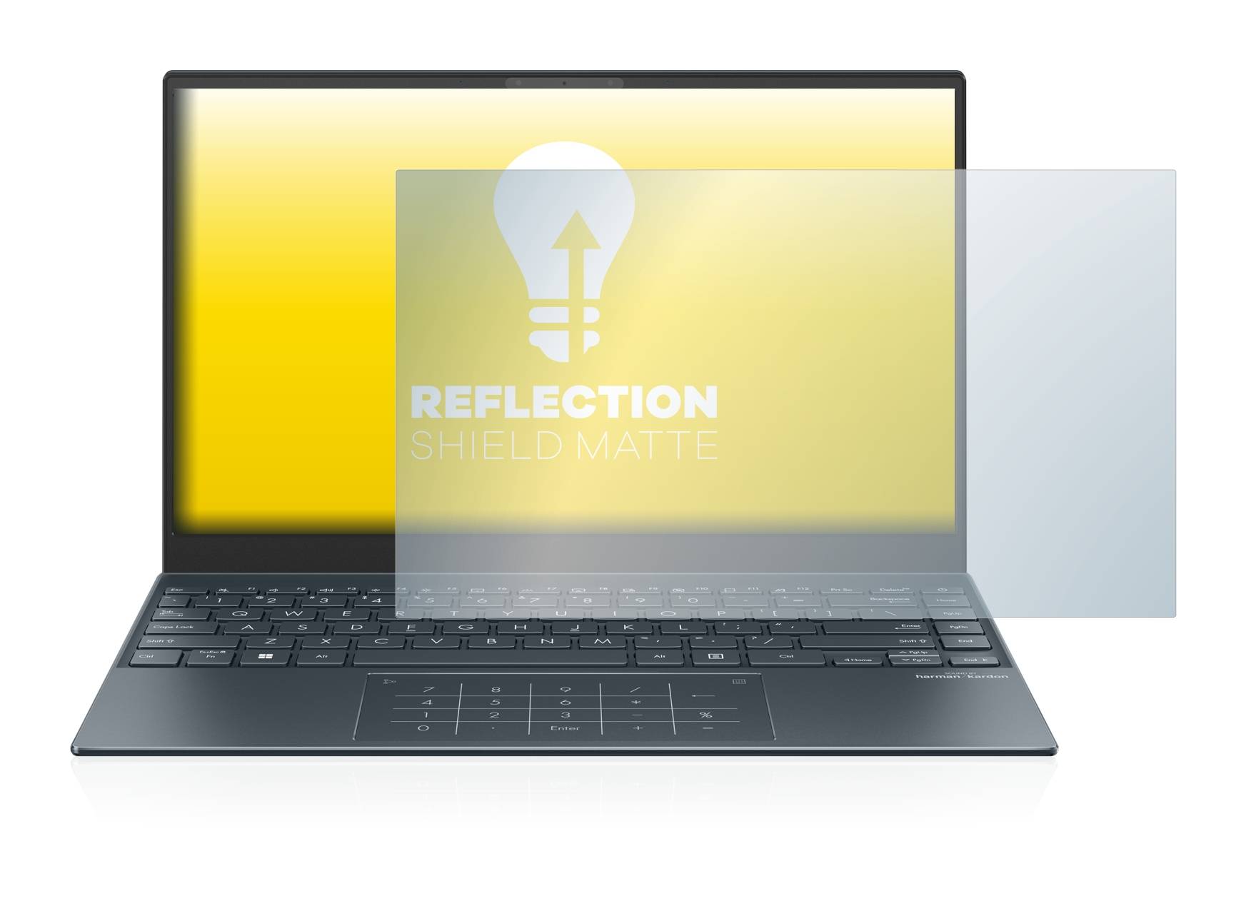 upscreen Schutzfolie für ASUS ZenBook 13 OLED Folie Matt Entspiegelt Anti-Reflex