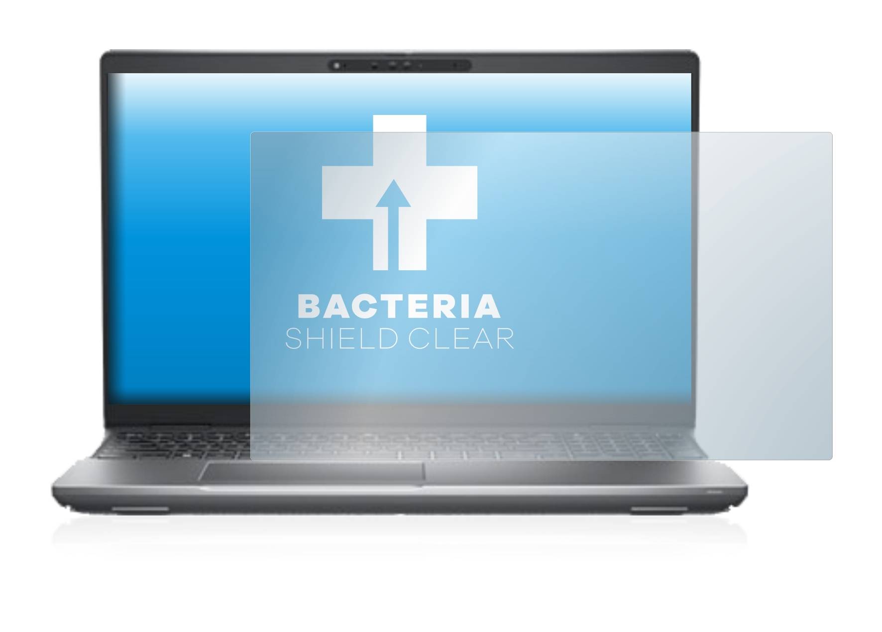upscreen Bacteria Shield Clear Premium Antibakterielle Displayschutzfolie für Dell Latitude