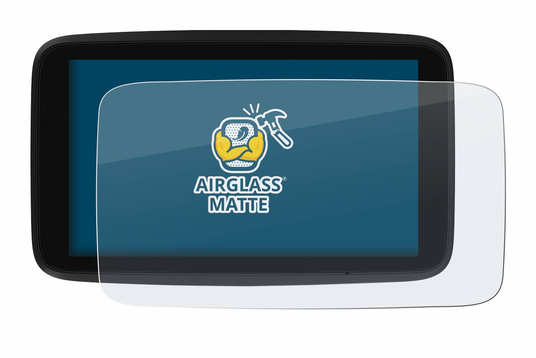 BROTECT AirGlass Flexible Schutz Glas Folie für TomTom GO Discover 7" Matt Entspiegelt