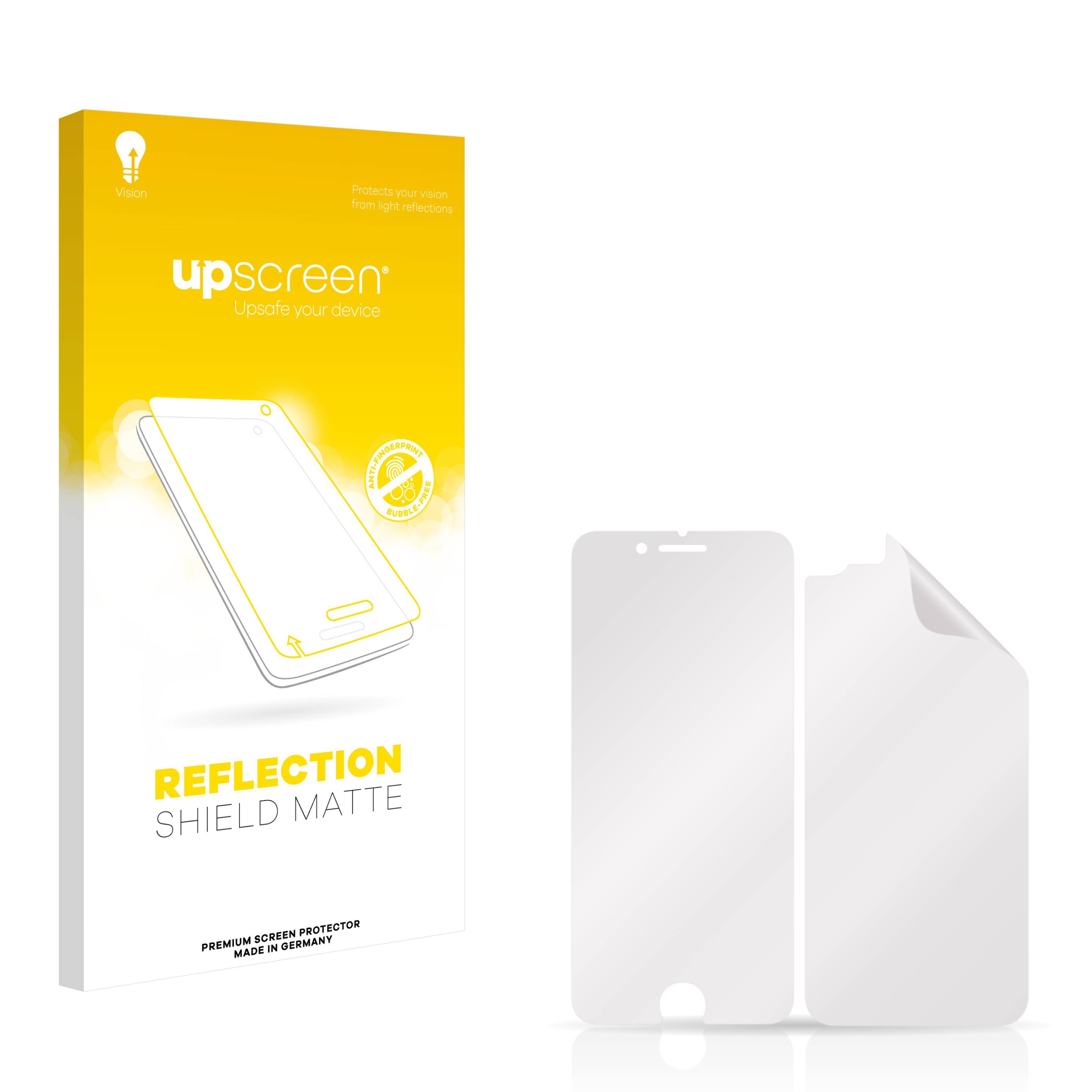 upscreen Schutzfolie für Apple iPhone SE 3 2022 (Display+Rückseite) Folie Matt Entspiegelt Anti-Reflex