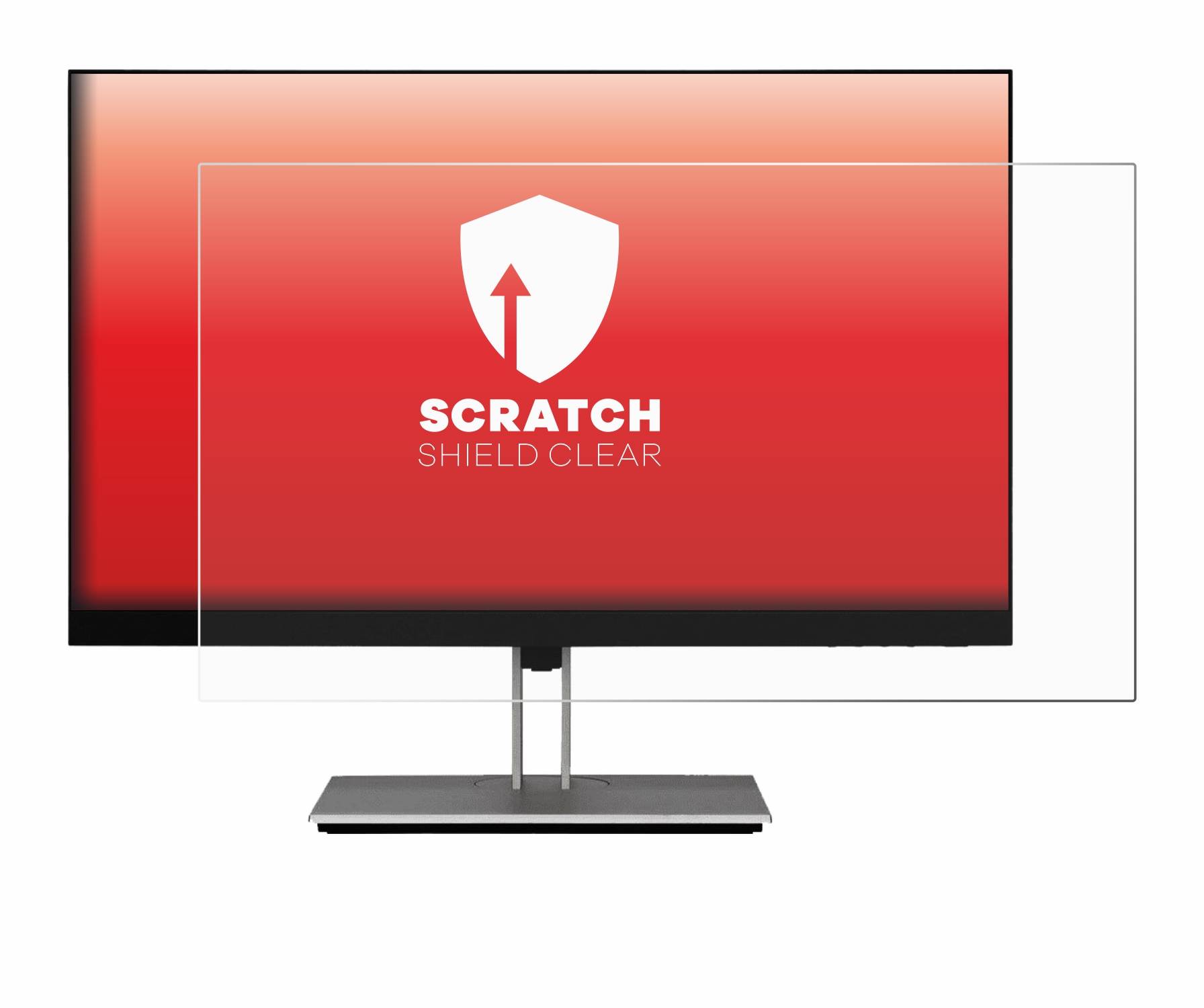 upscreen Scratch Shield Clear Premium Displayschutzfolie für HP E24