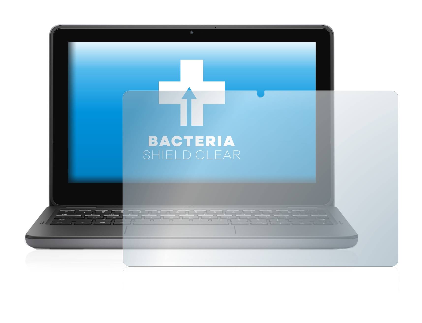 upscreen Bacteria Shield Clear Premium Antibakterielle Displayschutzfolie für Dell Latitude