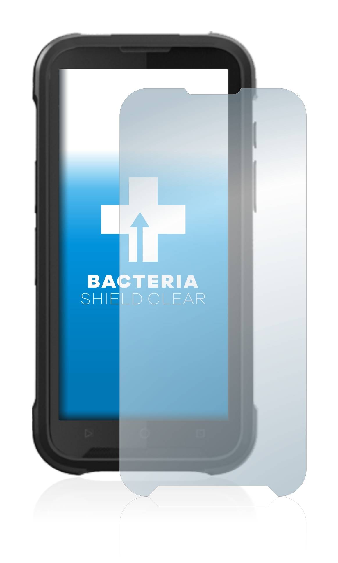 upscreen Bacteria Shield Clear Premium Antibakterielle Displayschutzfolie für Bluebird