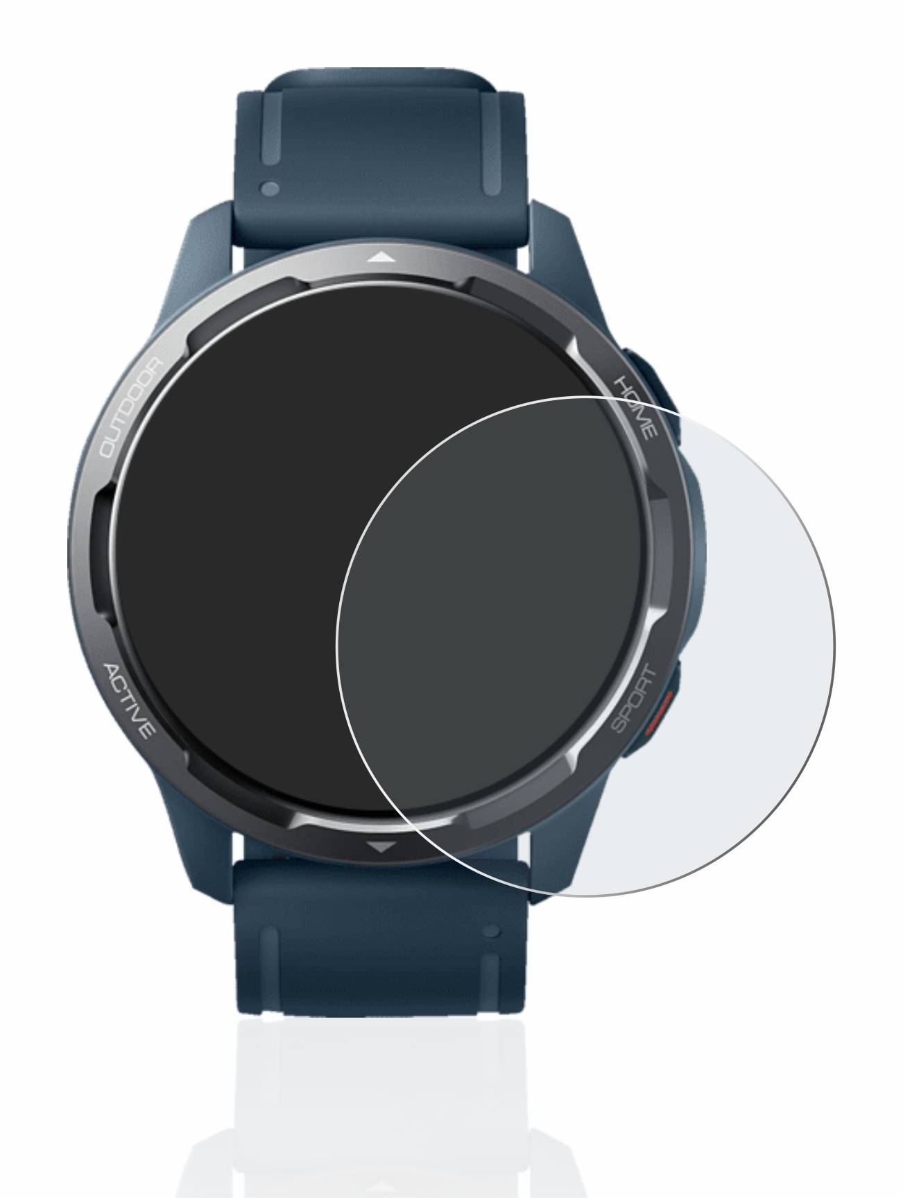 upscreen Reflection Shield Matte Premium Displayschutzfolie für Xiaomi Watch S1