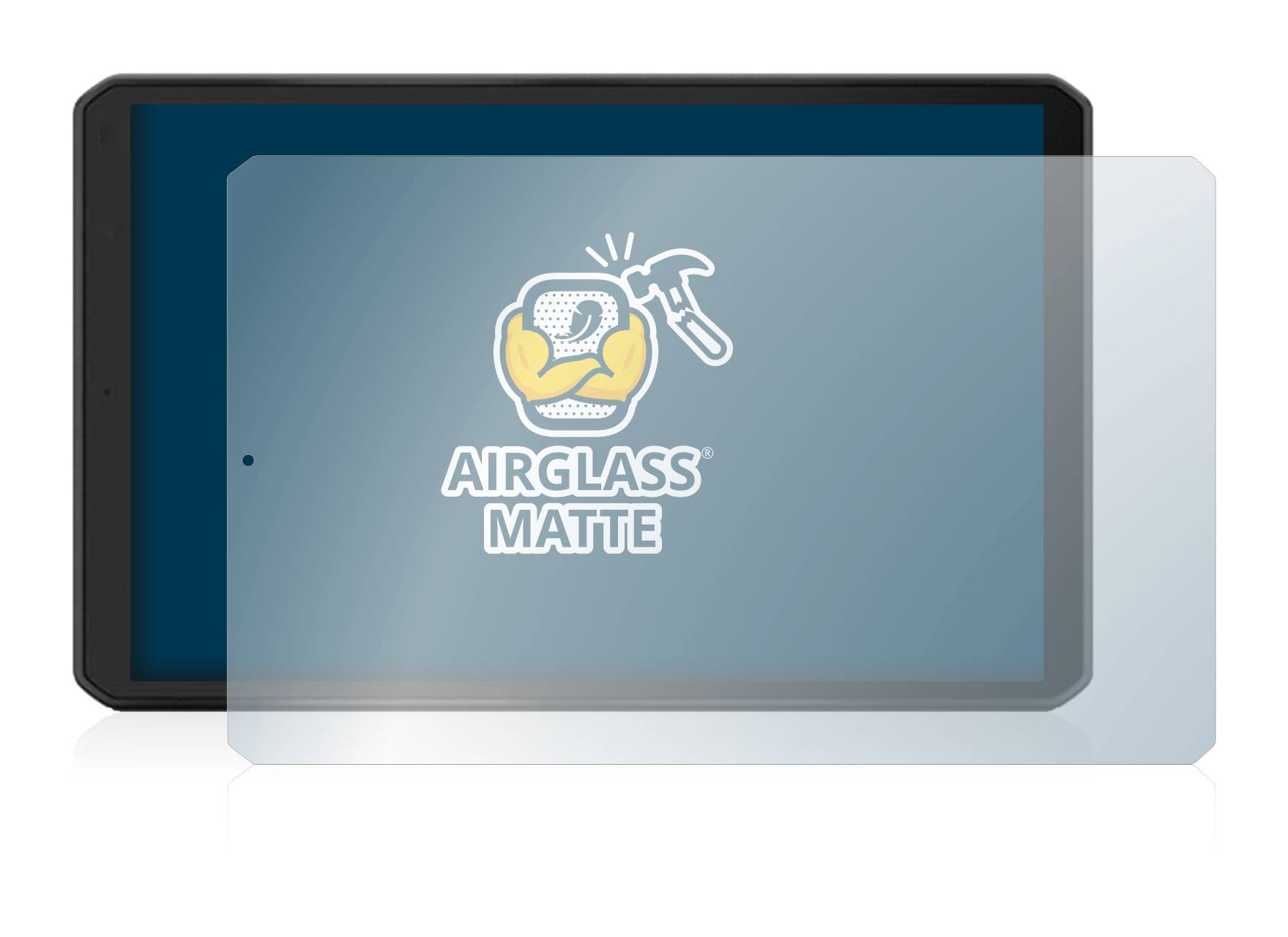 BROTECT AirGlass Flexible Schutz Glas Folie für Garmin dezl LGV810 Matt Entspiegelt