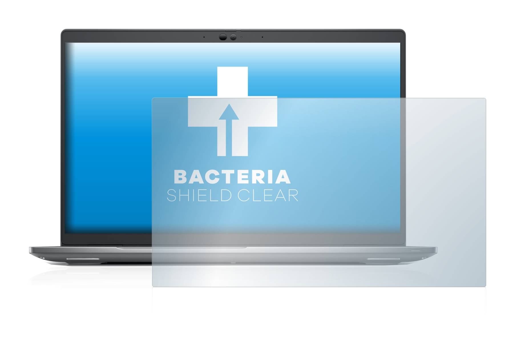 upscreen Bacteria Shield Clear Premium Antibakterielle Displayschutzfolie für Dell Precision