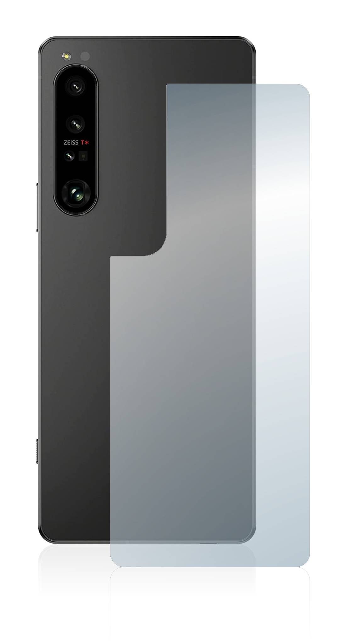 upscreen Schutzfolie für Sony Xperia 1 IV (Rückseite) Kratzschutz Anti-Fingerprint Klar