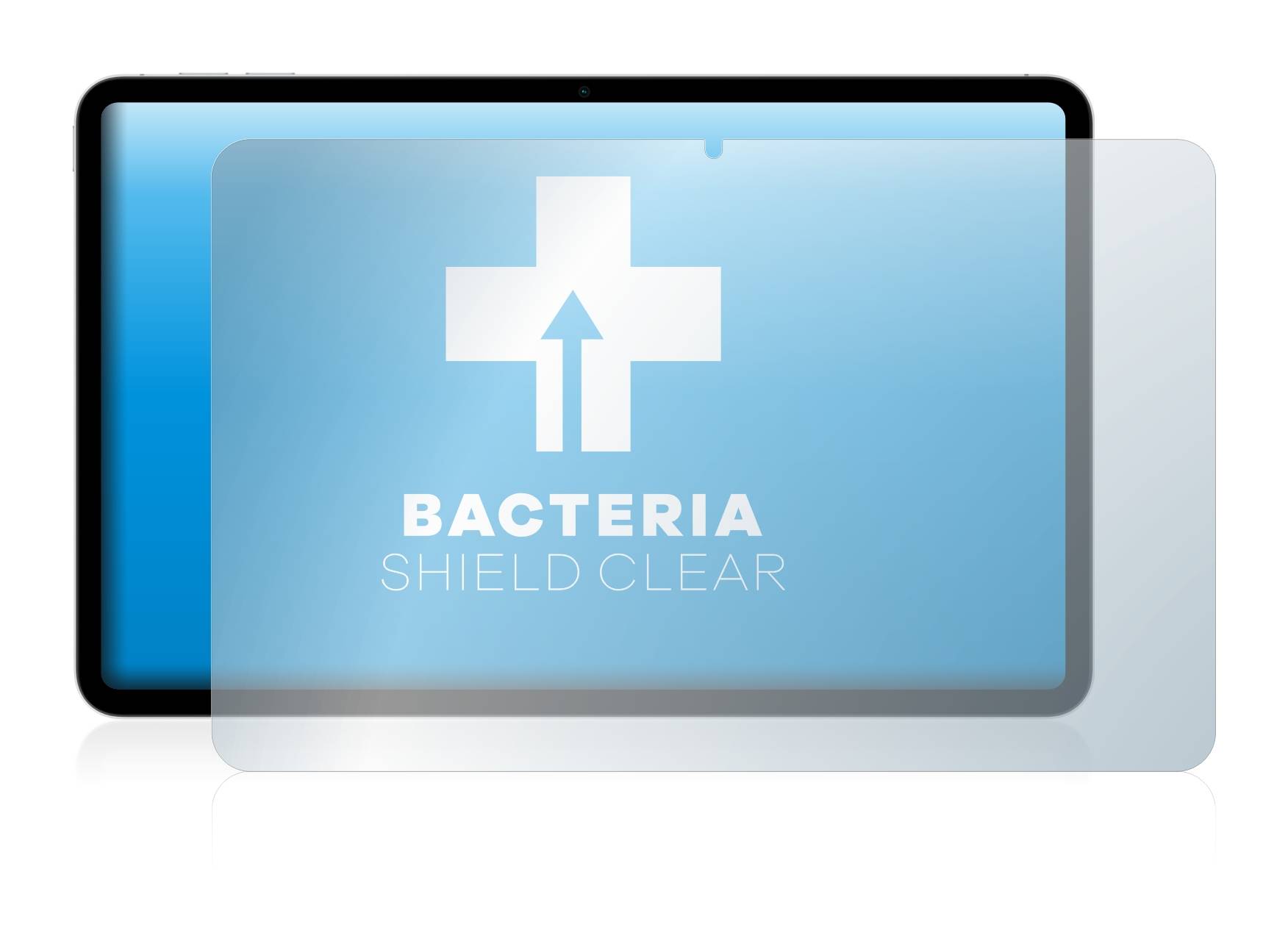 upscreen Bacteria Shield Clear Premium Antibakterielle Displayschutzfolie für Oppo Pad