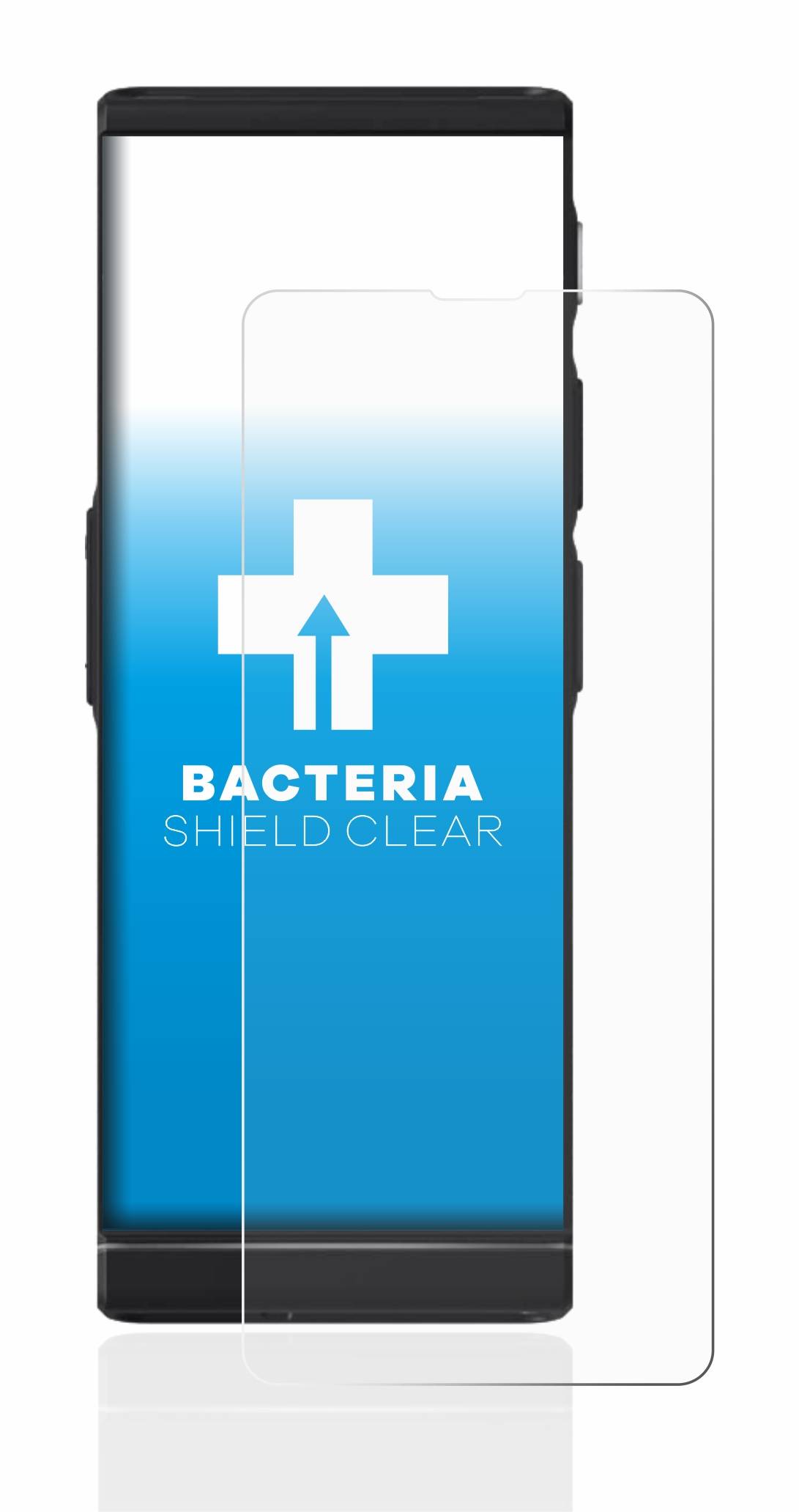 upscreen Bacteria Shield Clear Premium Antibakterielle Displayschutzfolie für Vasco