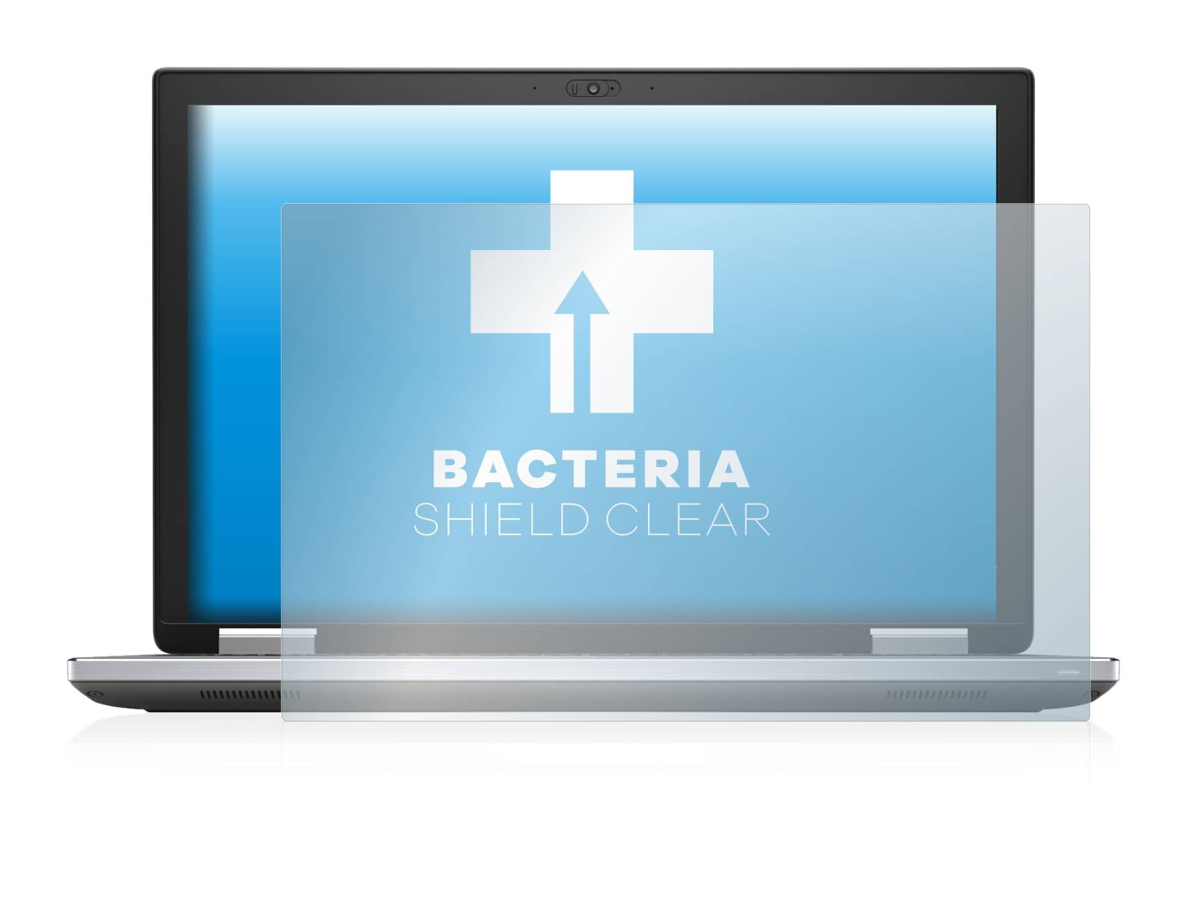 upscreen Bacteria Shield Clear Premium Antibakterielle Displayschutzfolie für Dell Mobile