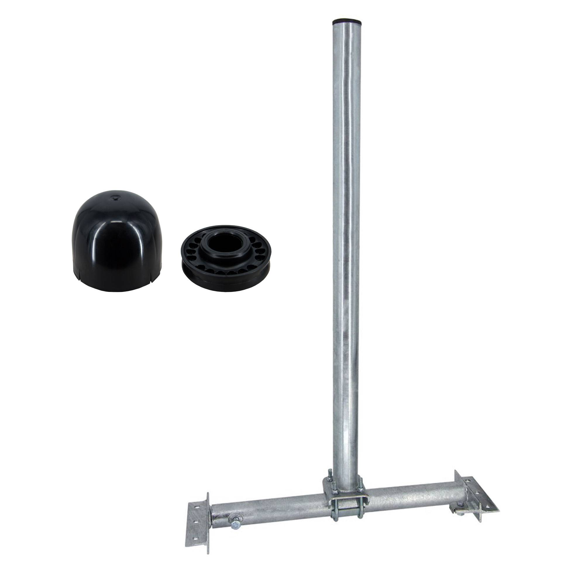 PremiumX Dachsparrenhalter SOLID X85-48 galvanisch verzinkt SAT Dach Halterung Dachsparrenmasthalter Mastkappe