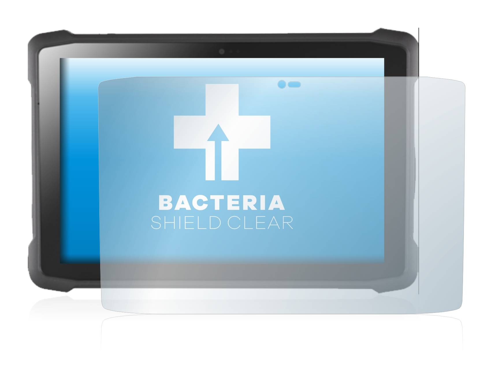 upscreen Bacteria Shield Clear Premium Antibakterielle Displayschutzfolie für Pokini Tab