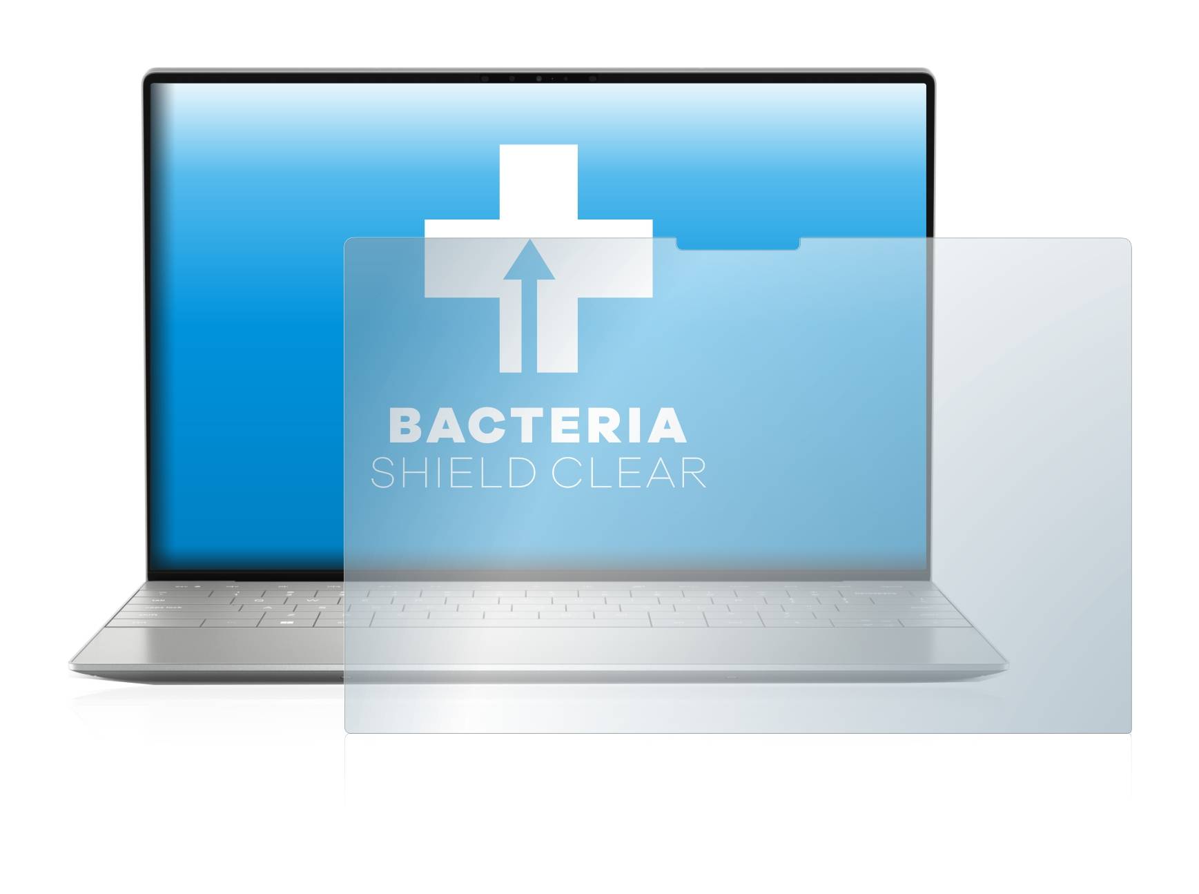 upscreen Bacteria Shield Clear Premium Antibakterielle Displayschutzfolie für Dell XPS 13