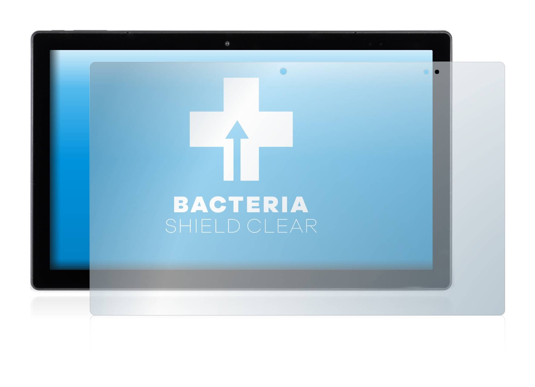 upscreen Bacteria Shield Clear Premium Antibakterielle Displayschutzfolie für Wortmann Terra