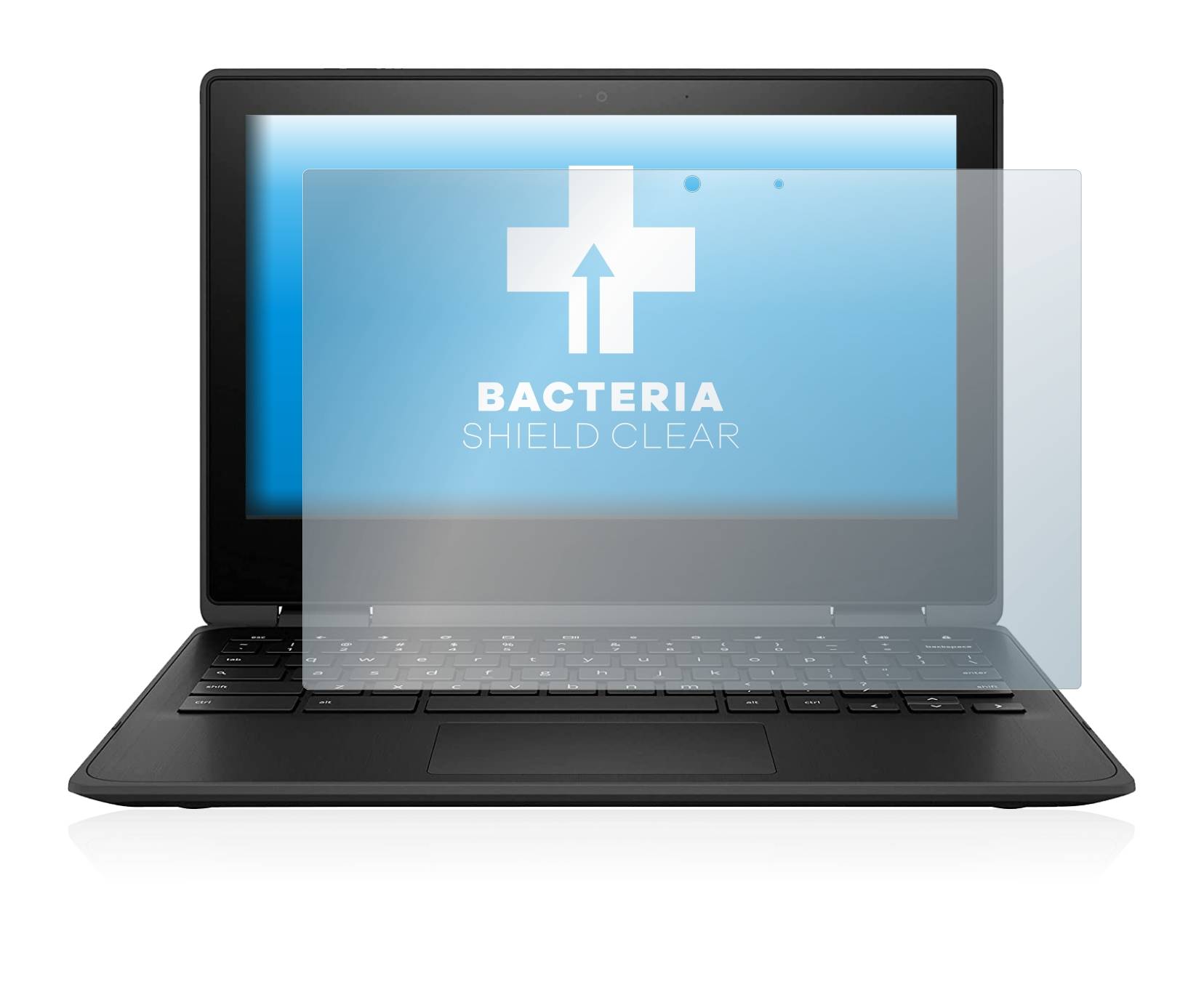 upscreen Bacteria Shield Clear Premium Antibakterielle Displayschutzfolie für HP Chromebook