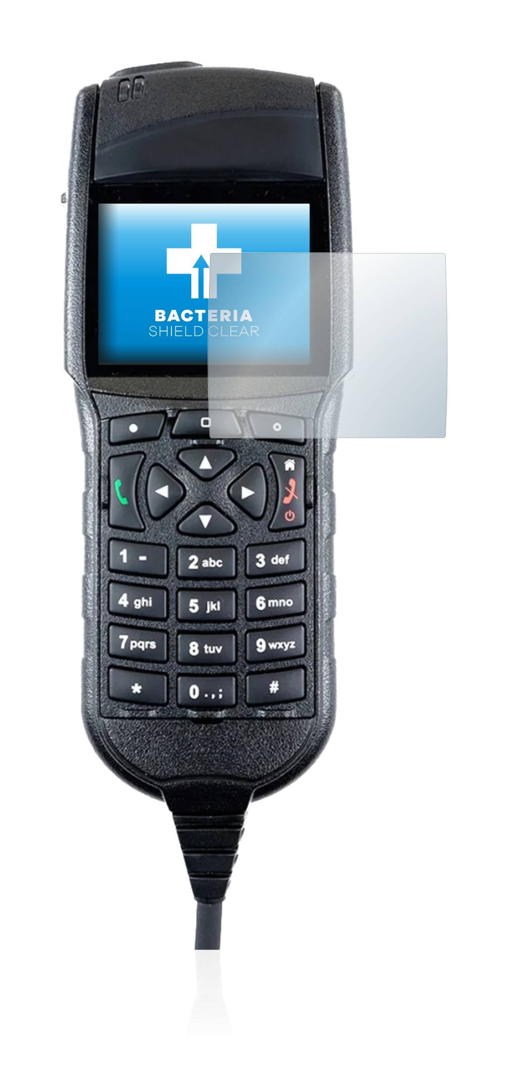 upscreen Bacteria Shield Clear Premium Antibakterielle Displayschutzfolie für Sepura HBC