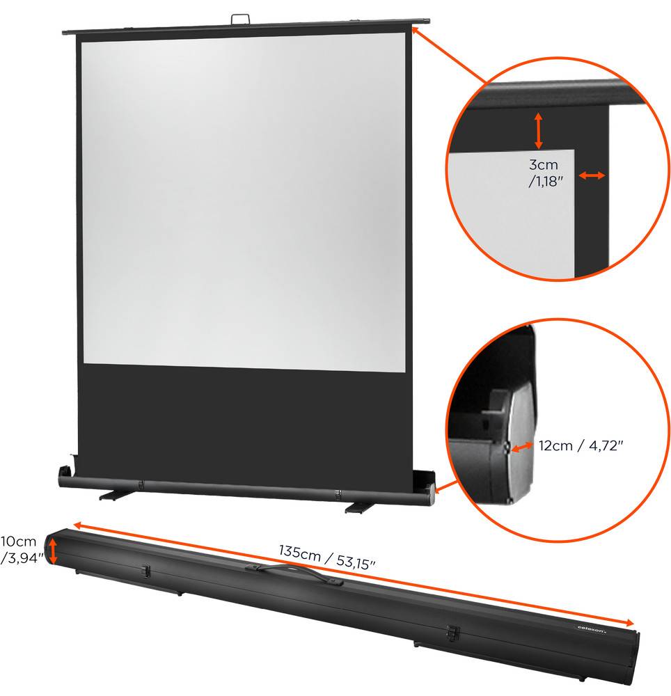 Celexon Ultramobil Plus Professional 1090369 Ausziehbare Leinwand