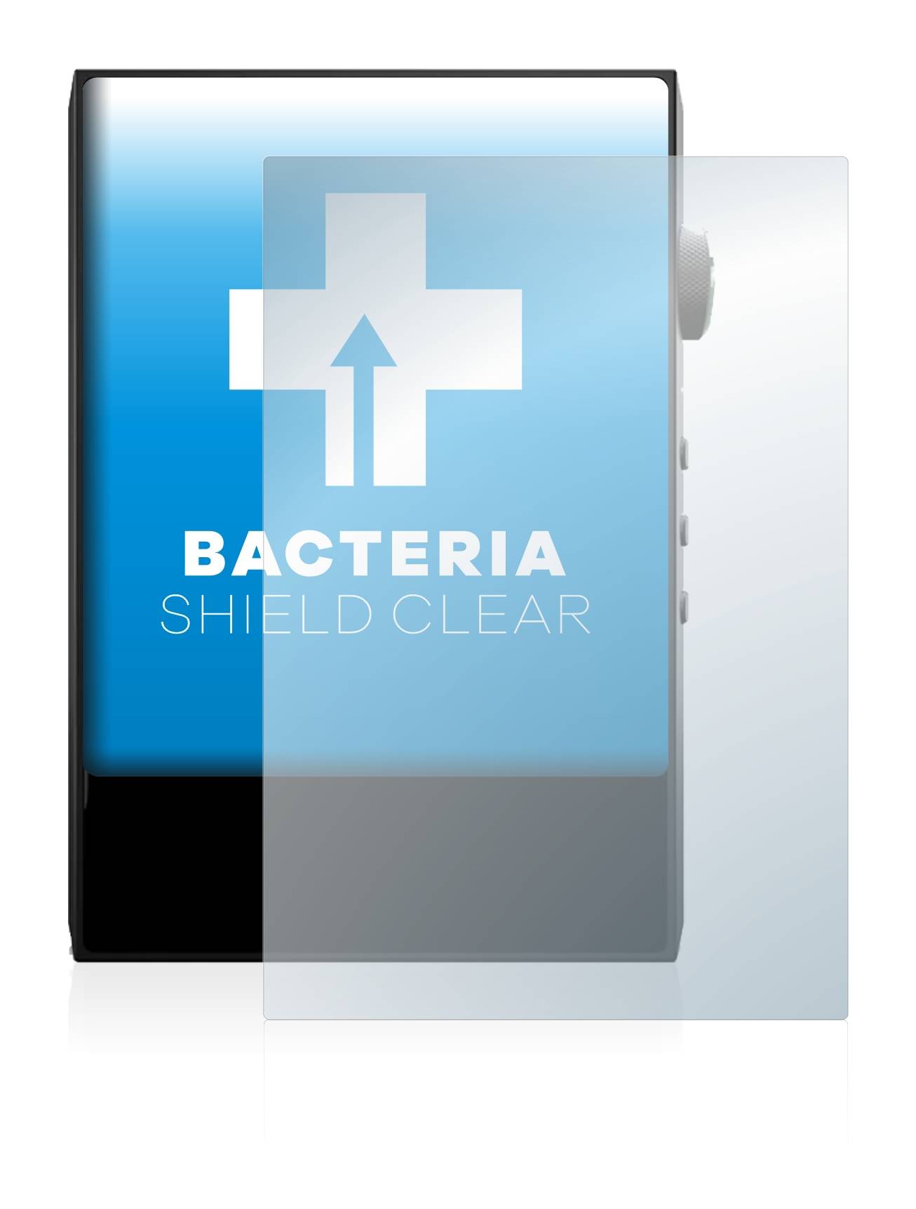 upscreen Bacteria Shield Clear Premium Antibakterielle Displayschutzfolie für Hiby