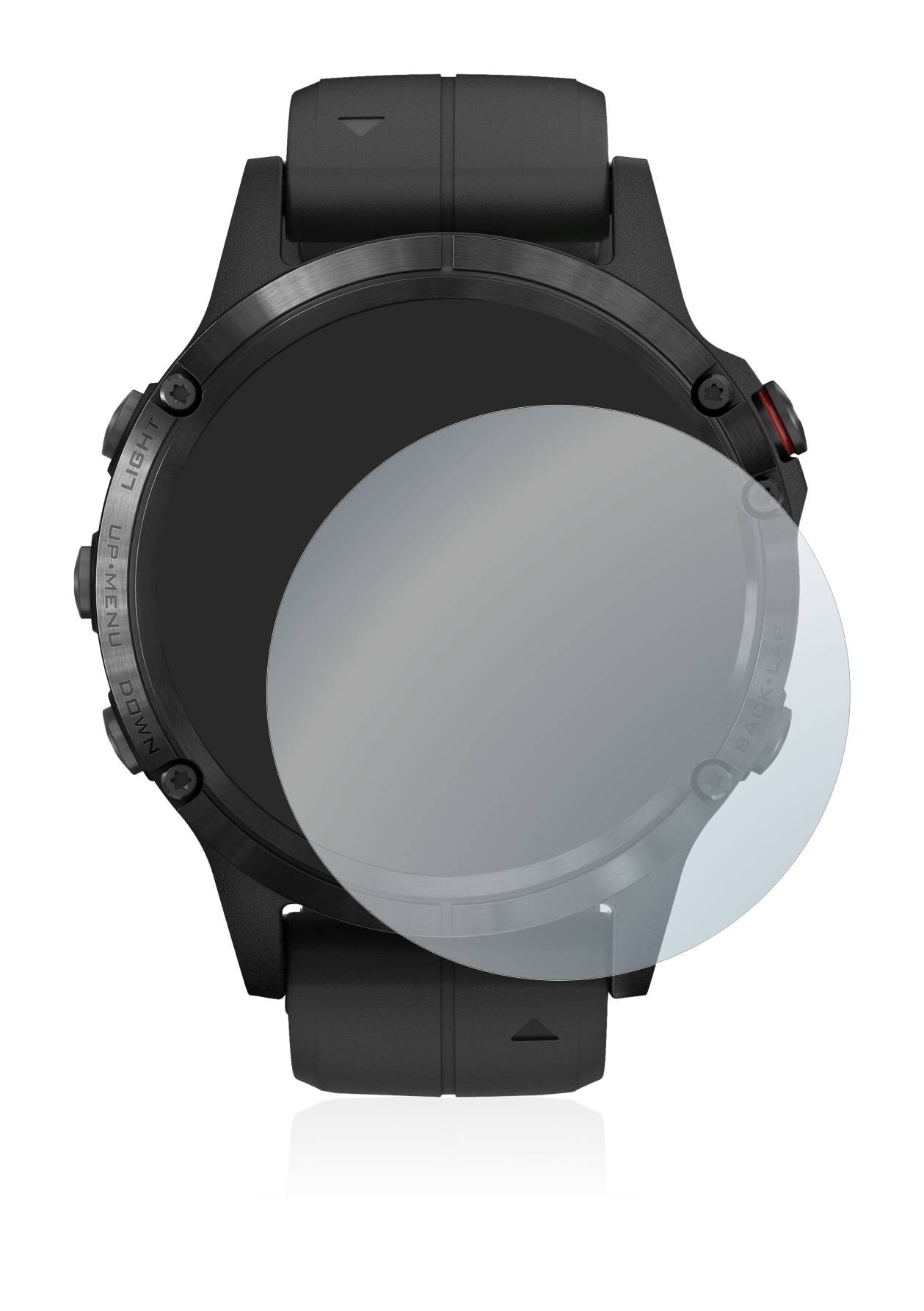 upscreen Bacteria Shield Clear Premium Antibakterielle Displayschutzfolie für Garmin Fenix 5