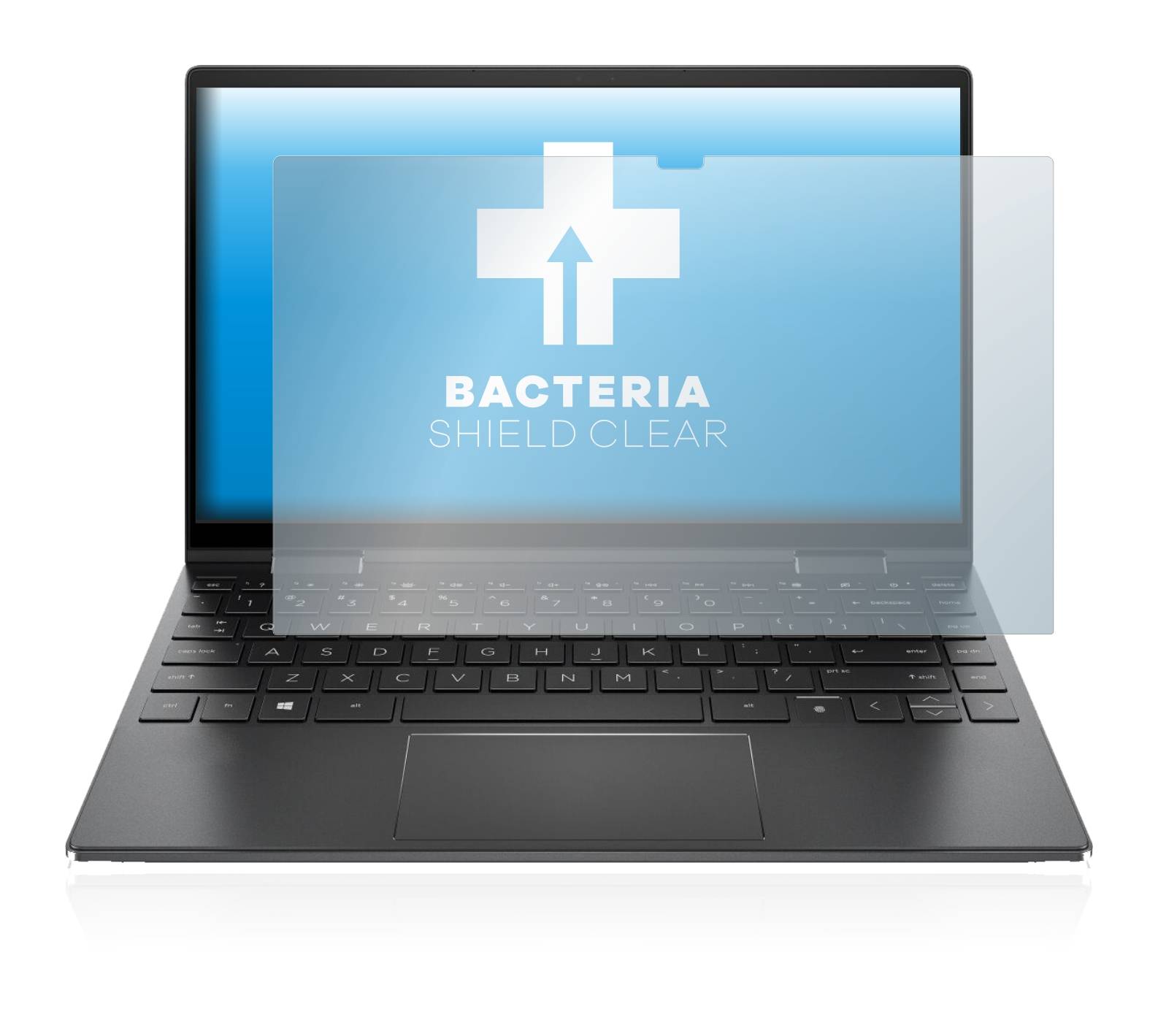 upscreen Bacteria Shield Clear Premium Antibakterielle Displayschutzfolie für HP Envy X360
