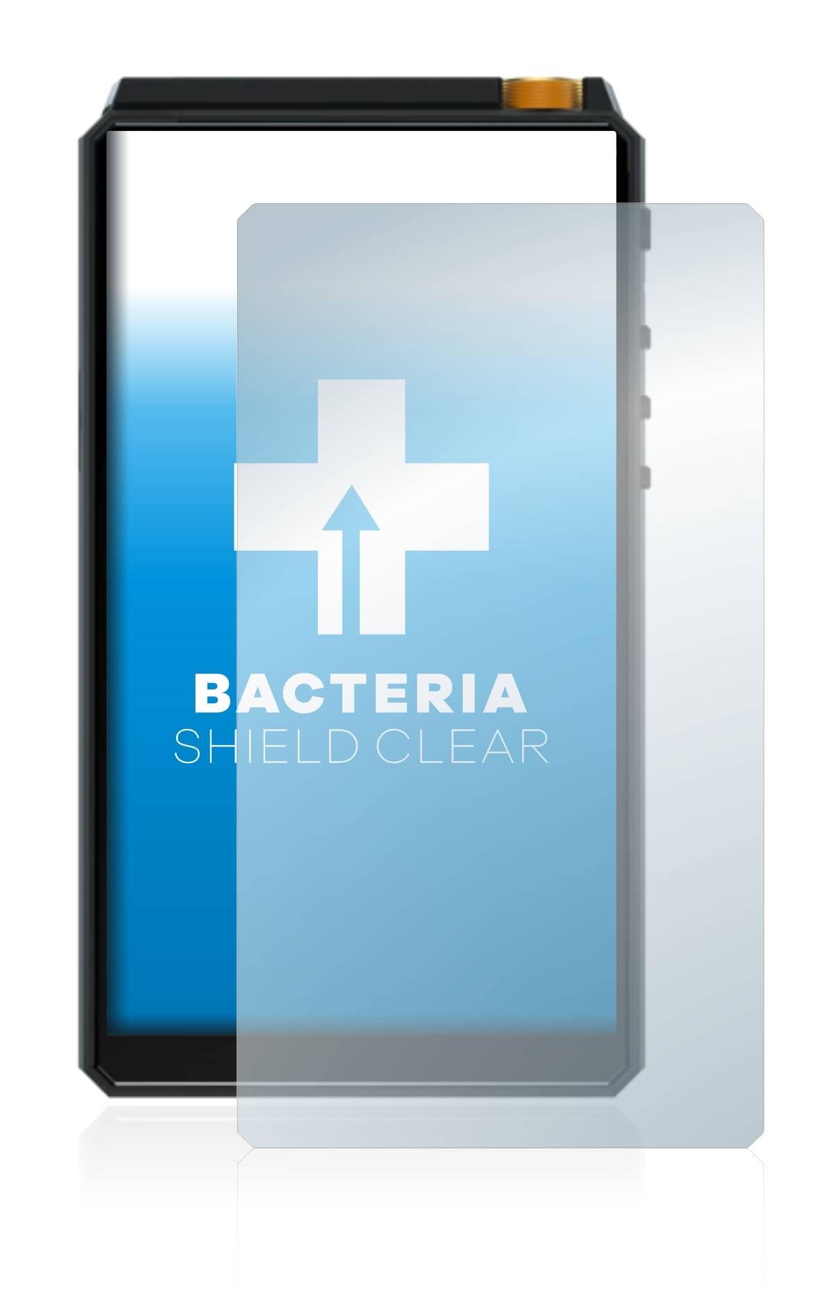 upscreen Bacteria Shield Clear Premium Antibakterielle Displayschutzfolie für Hiby New