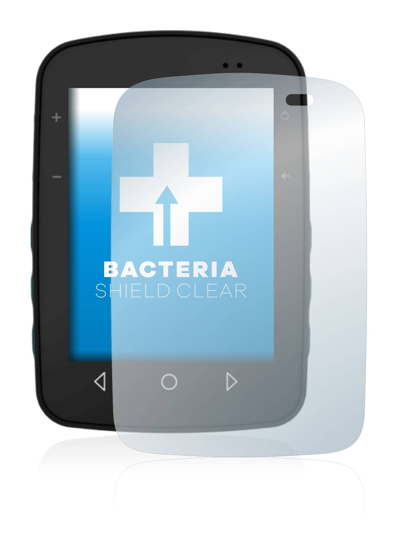 upscreen Bacteria Shield Clear Premium Antibakterielle Displayschutzfolie für TwoNav