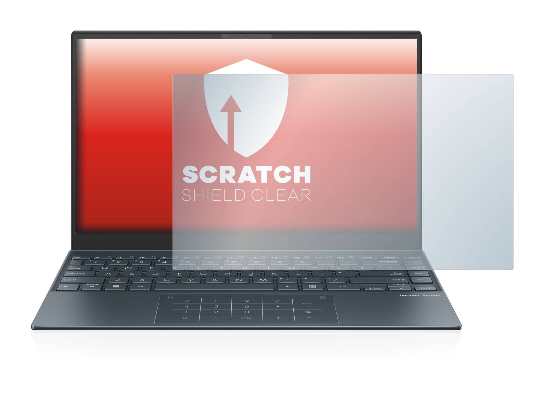 upscreen Scratch Shield Clear Premium Displayschutzfolie für Asus ZenBook 13