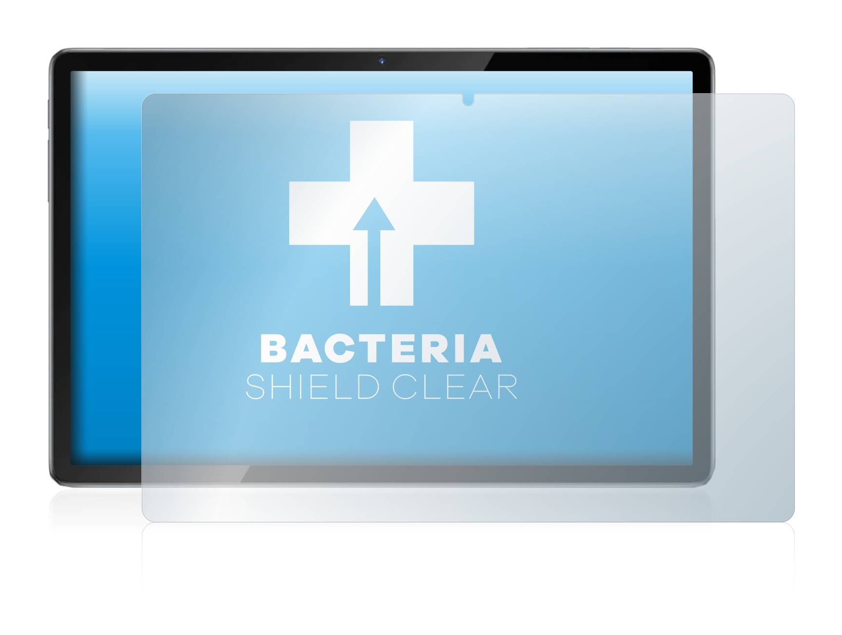 upscreen Bacteria Shield Clear Premium Antibakterielle Displayschutzfolie für Blackview Tab