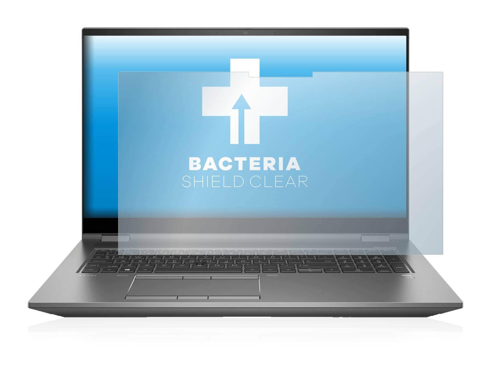 upscreen Bacteria Shield Clear Premium Antibakterielle Displayschutzfolie für HP ZBook Fury