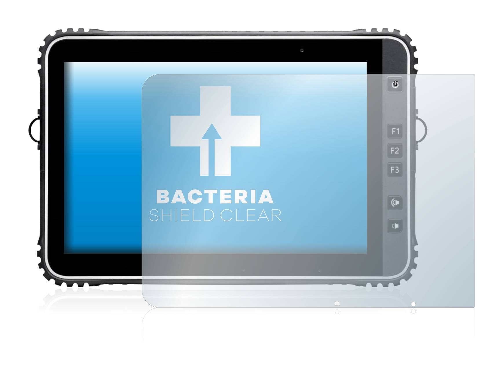 upscreen Bacteria Shield Clear Premium Antibakterielle Displayschutzfolie für Handheld Algiz