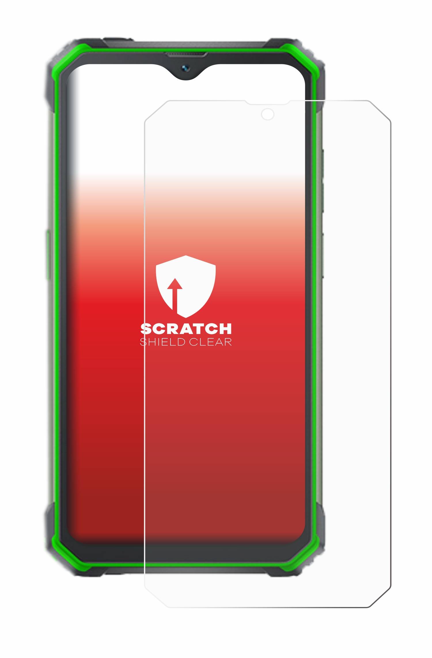 upscreen Schutzfolie für Blackview BV7100 Kratzschutz Anti-Fingerprint Klar