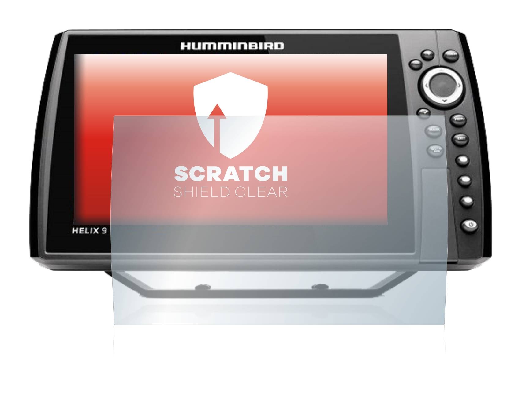 upscreen Scratch Shield Clear Premium Displayschutzfolie für Humminbird Helix 9 CHIRP MSI+