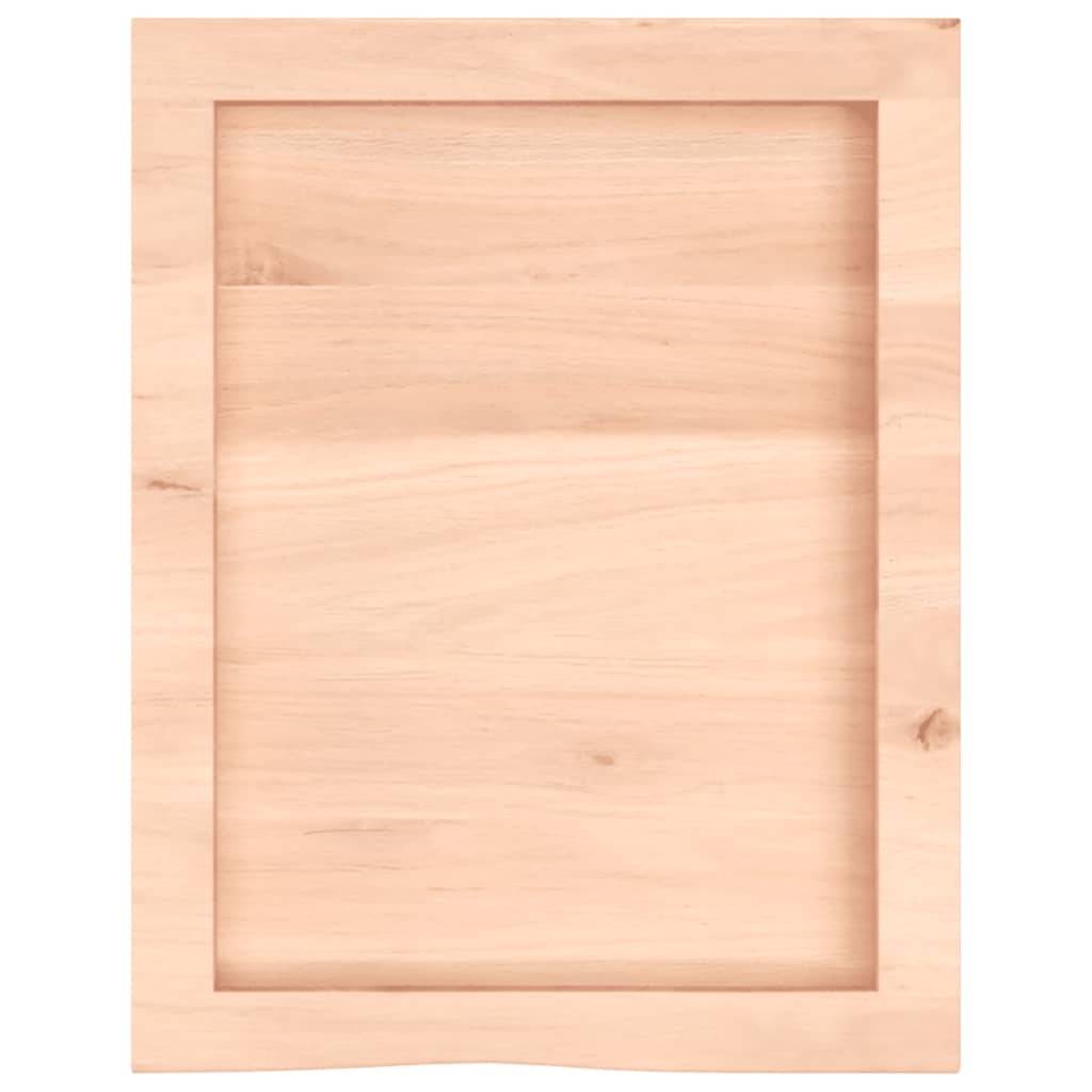 vidaXL Waschtischplatte 40x50x(2-6) cm Massivholz Unbehandelt