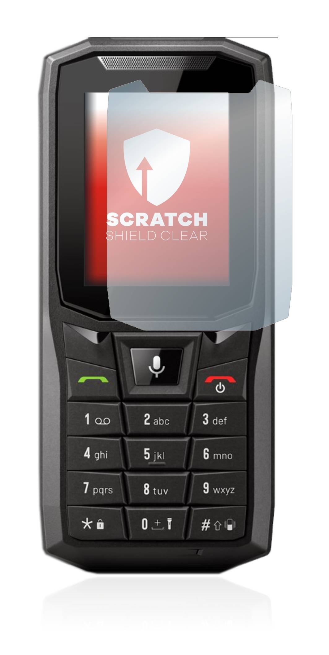 upscreen Schutzfolie für Crosscall Core-S4 Kratzschutz Anti-Fingerprint Klar