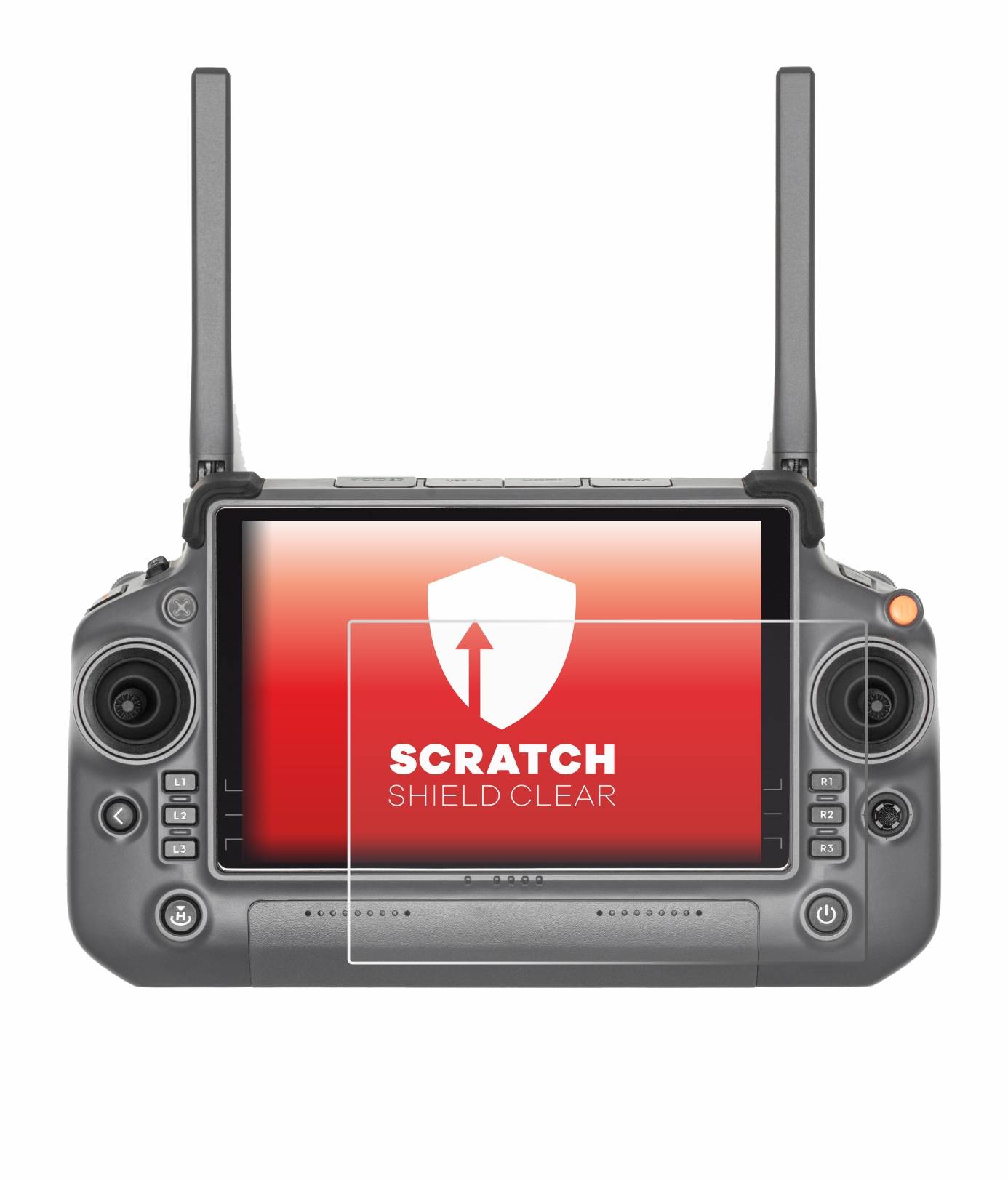 upscreen Scratch Shield Clear Premium Displayschutzfolie für DJI RC