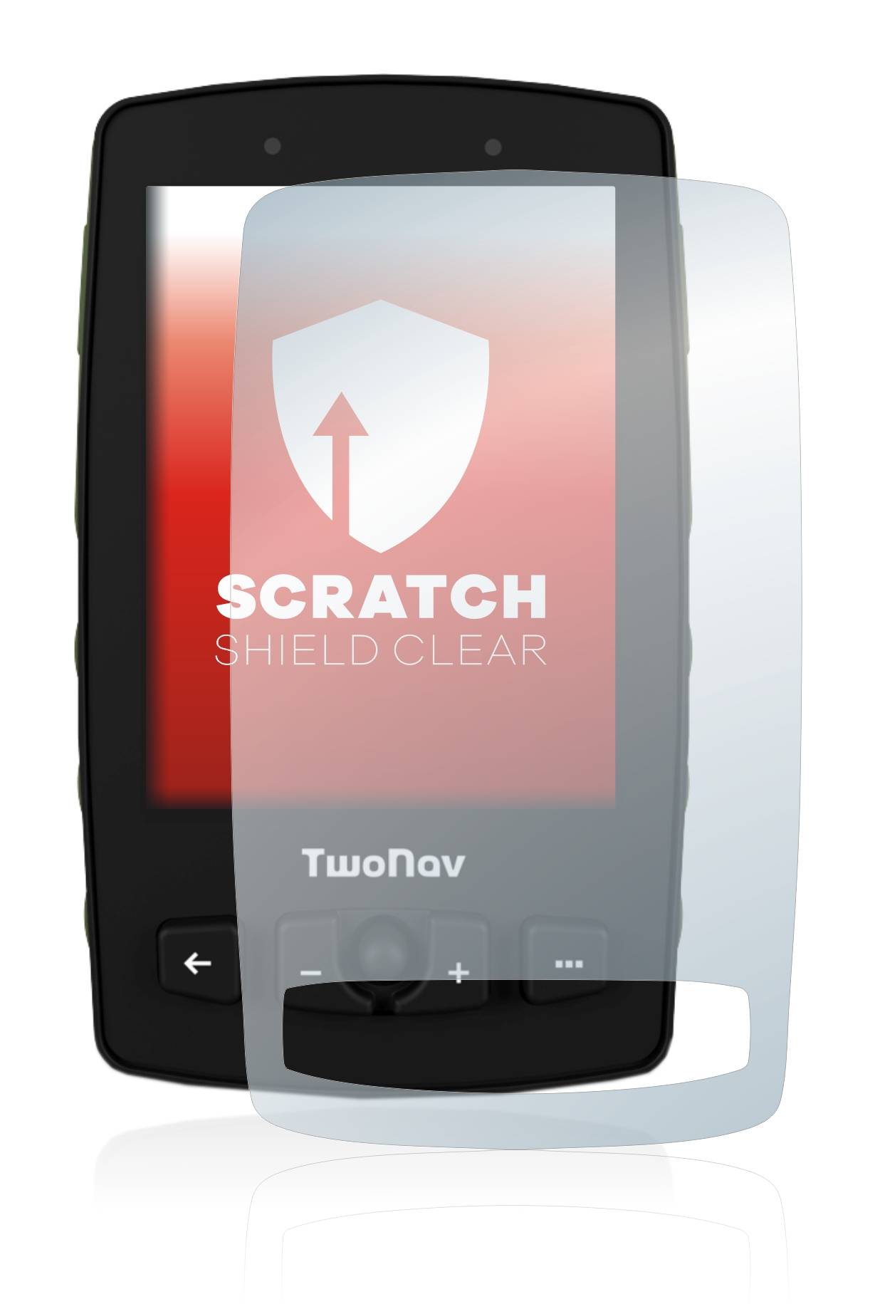 upscreen Scratch Shield Clear Premium Displayschutzfolie für TwoNav Aventura 2