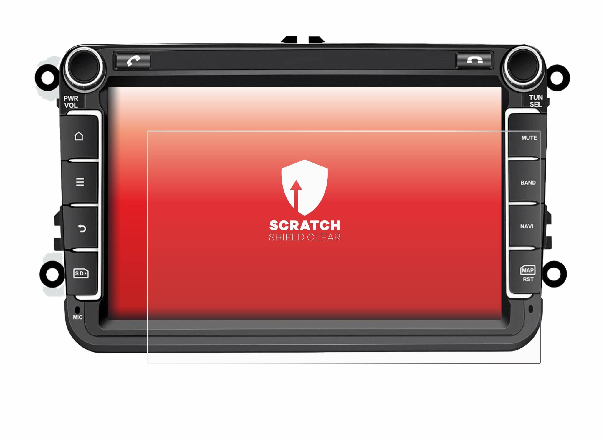upscreen Scratch Shield Clear Premium Displayschutzfolie für M.I.C.